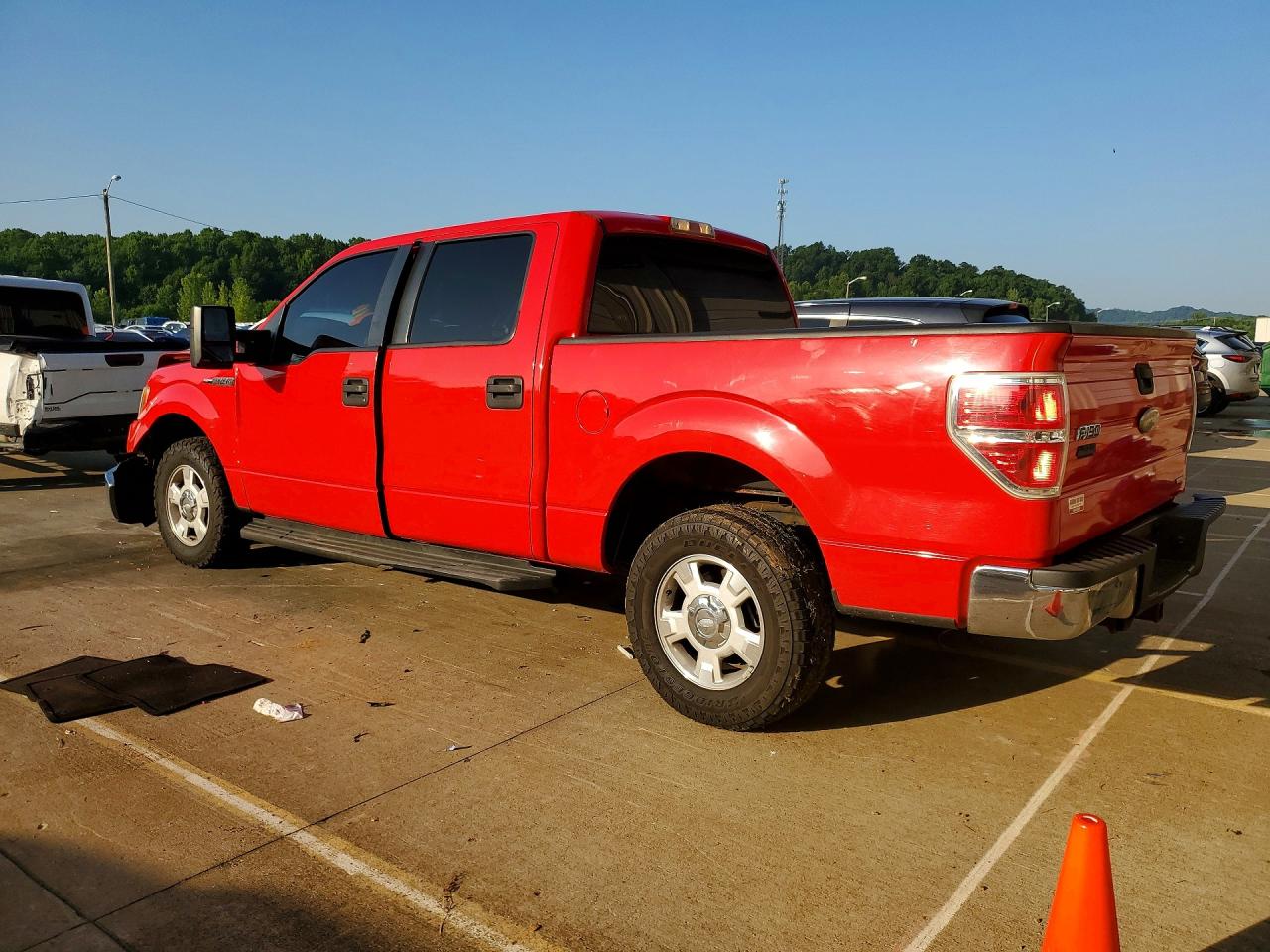 2012 Ford F150 Supercrew Red vin: 1FTFW1CF7CFB58190