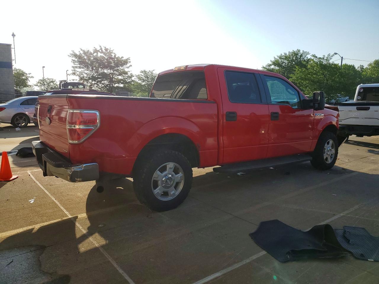 2012 Ford F150 Supercrew Red vin: 1FTFW1CF7CFB58190