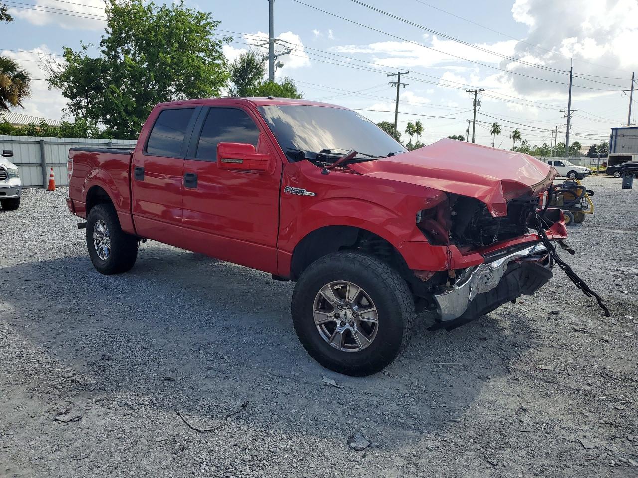 2012 Ford F150 Supercrew Red vin: 1FTFW1CF7CFC88437