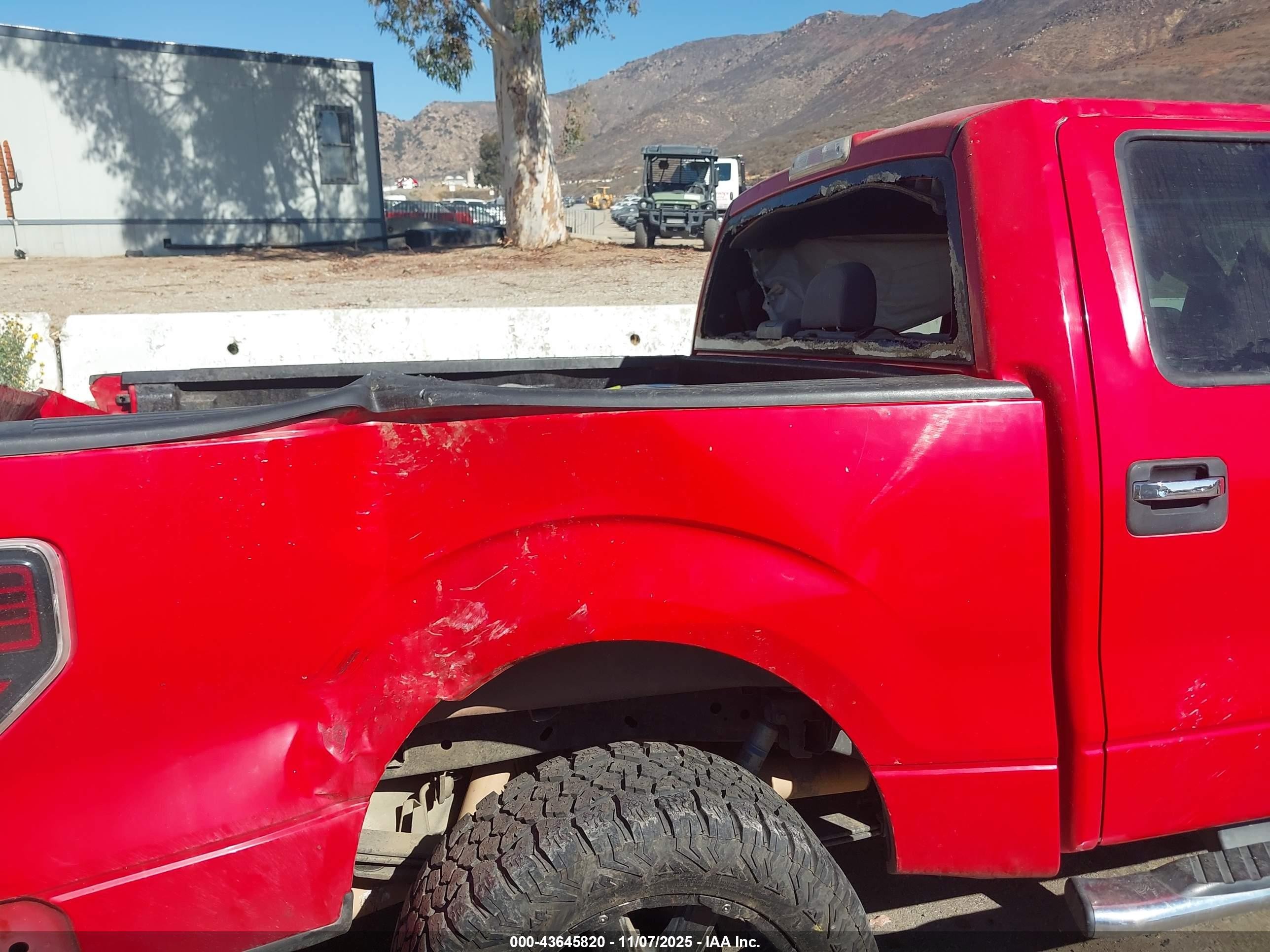 2012 Ford F150 Supercrew Red vin: 1FTFW1CF7CFC99809
