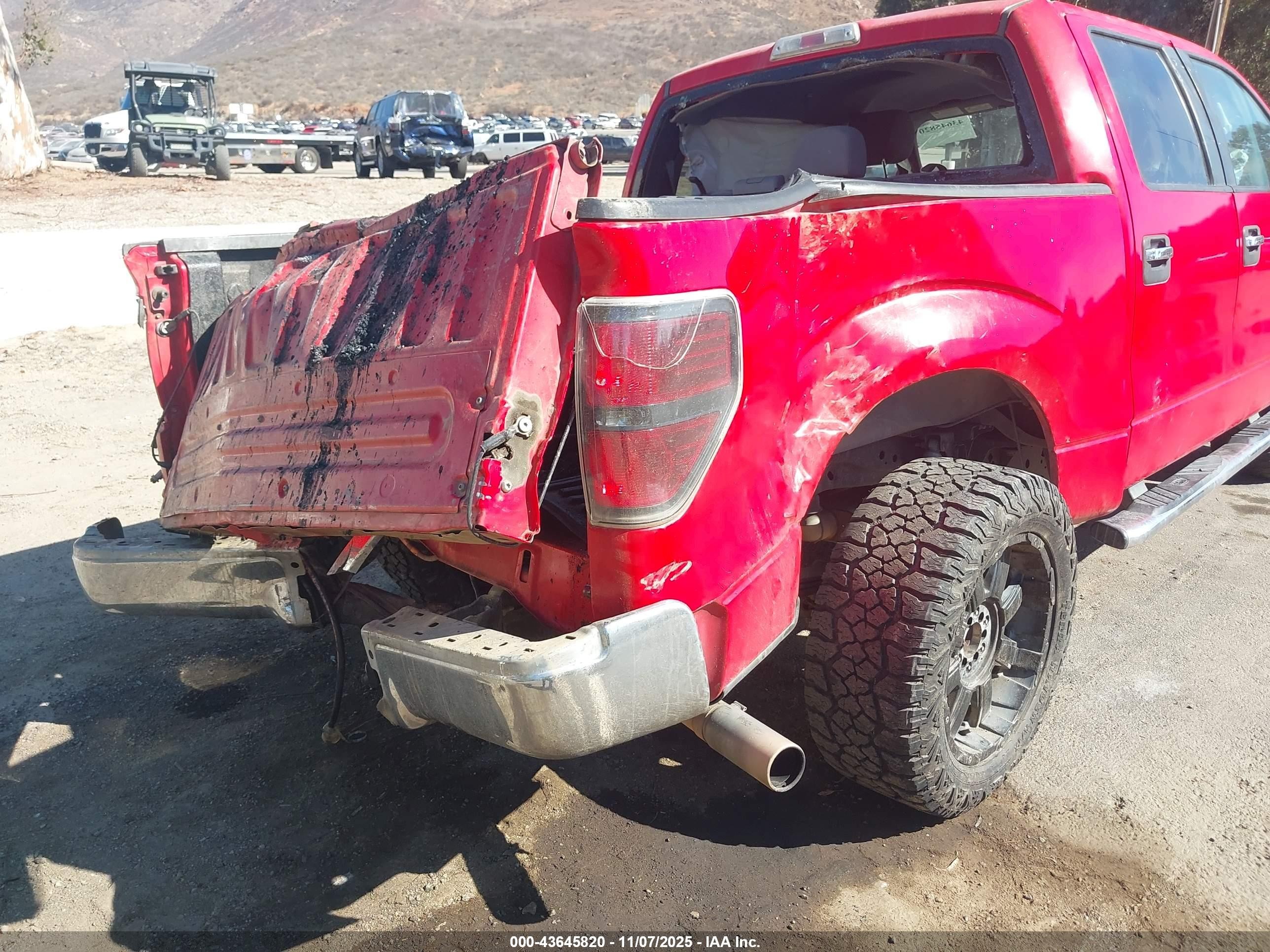2012 Ford F150 Supercrew Red vin: 1FTFW1CF7CFC99809