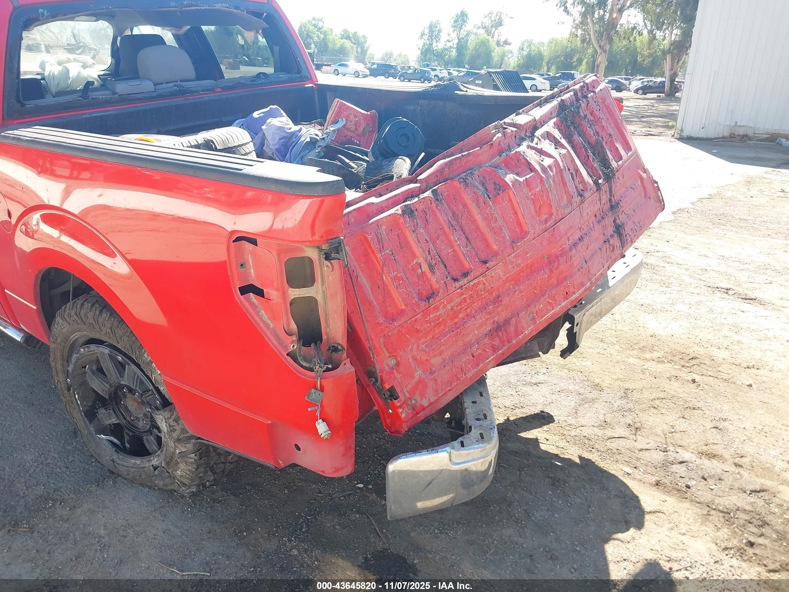 2012 Ford F150 Supercrew Red vin: 1FTFW1CF7CFC99809