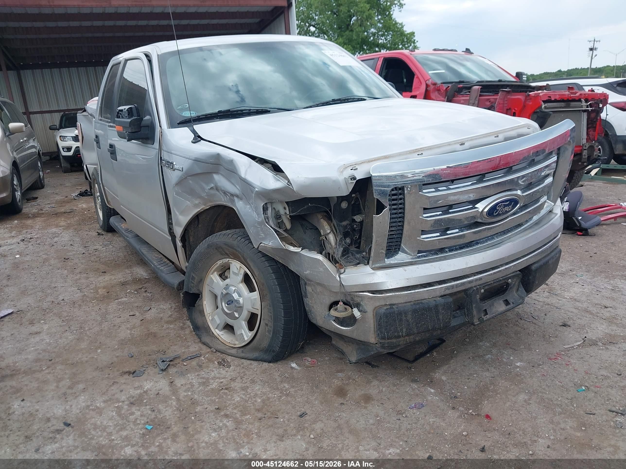 2012 Ford F-150 Xlt Silver vin: 1FTFW1CF7CKD04546