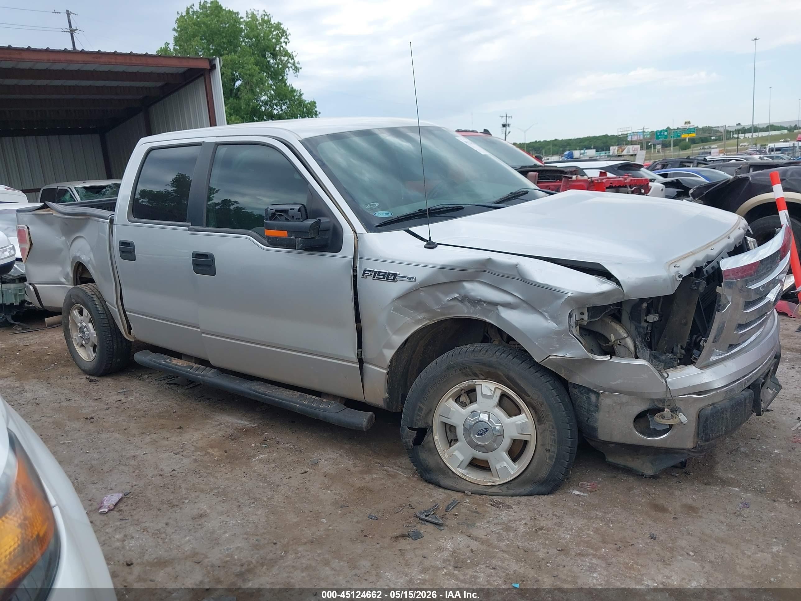 2012 Ford F-150 Xlt Silver vin: 1FTFW1CF7CKD04546
