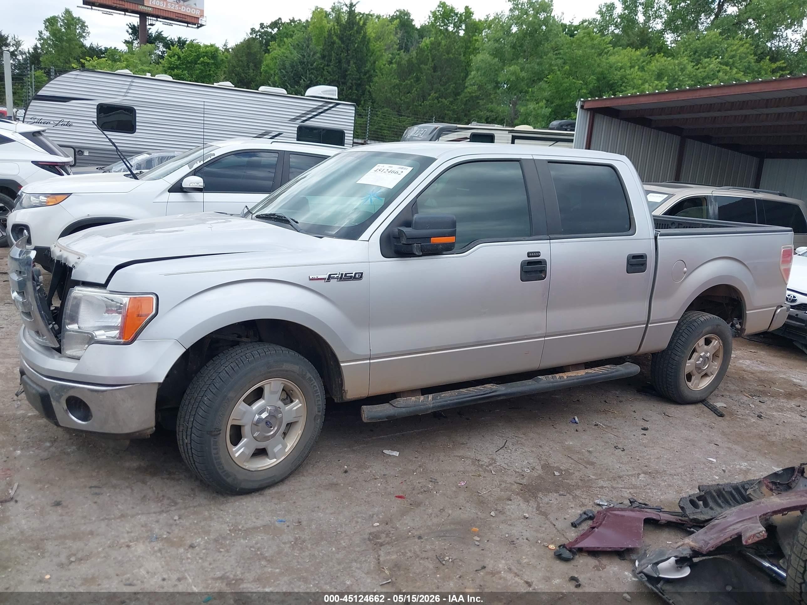 2012 Ford F-150 Xlt Silver vin: 1FTFW1CF7CKD04546