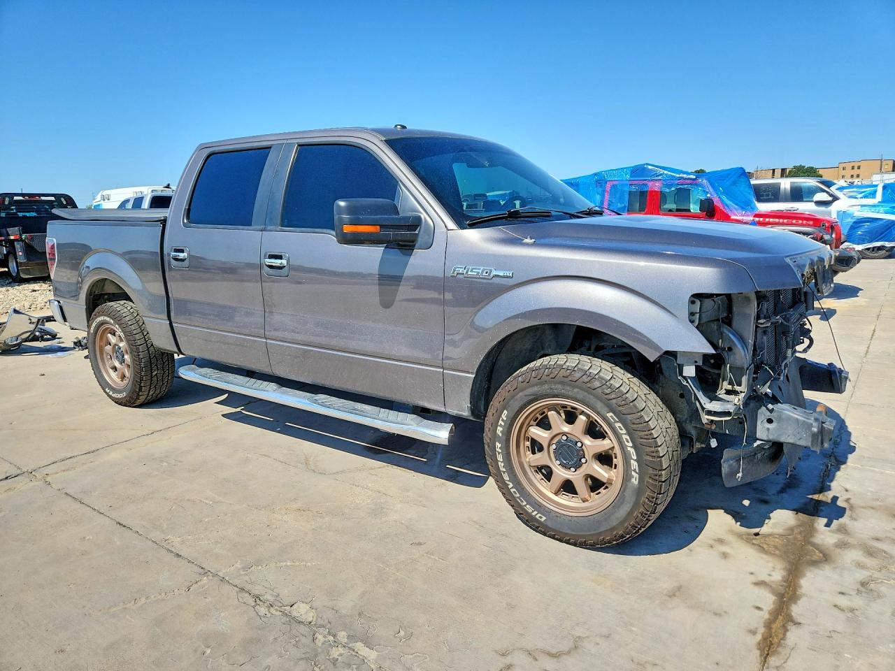 2012 Ford F150 Supercrew Gray vin: 1FTFW1CF7CKE31314