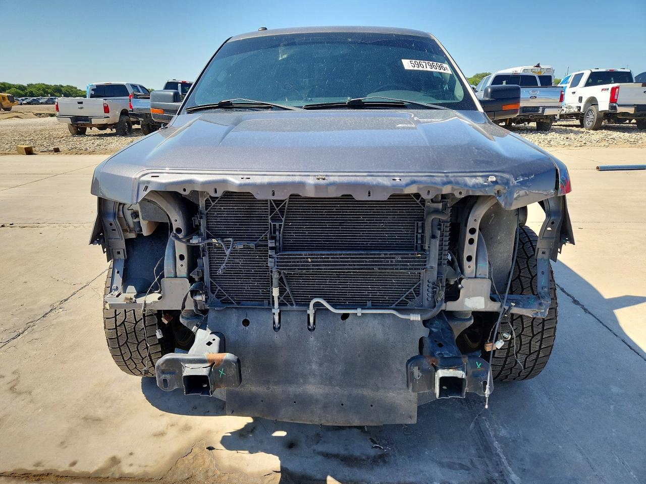 2012 Ford F150 Supercrew Gray vin: 1FTFW1CF7CKE31314