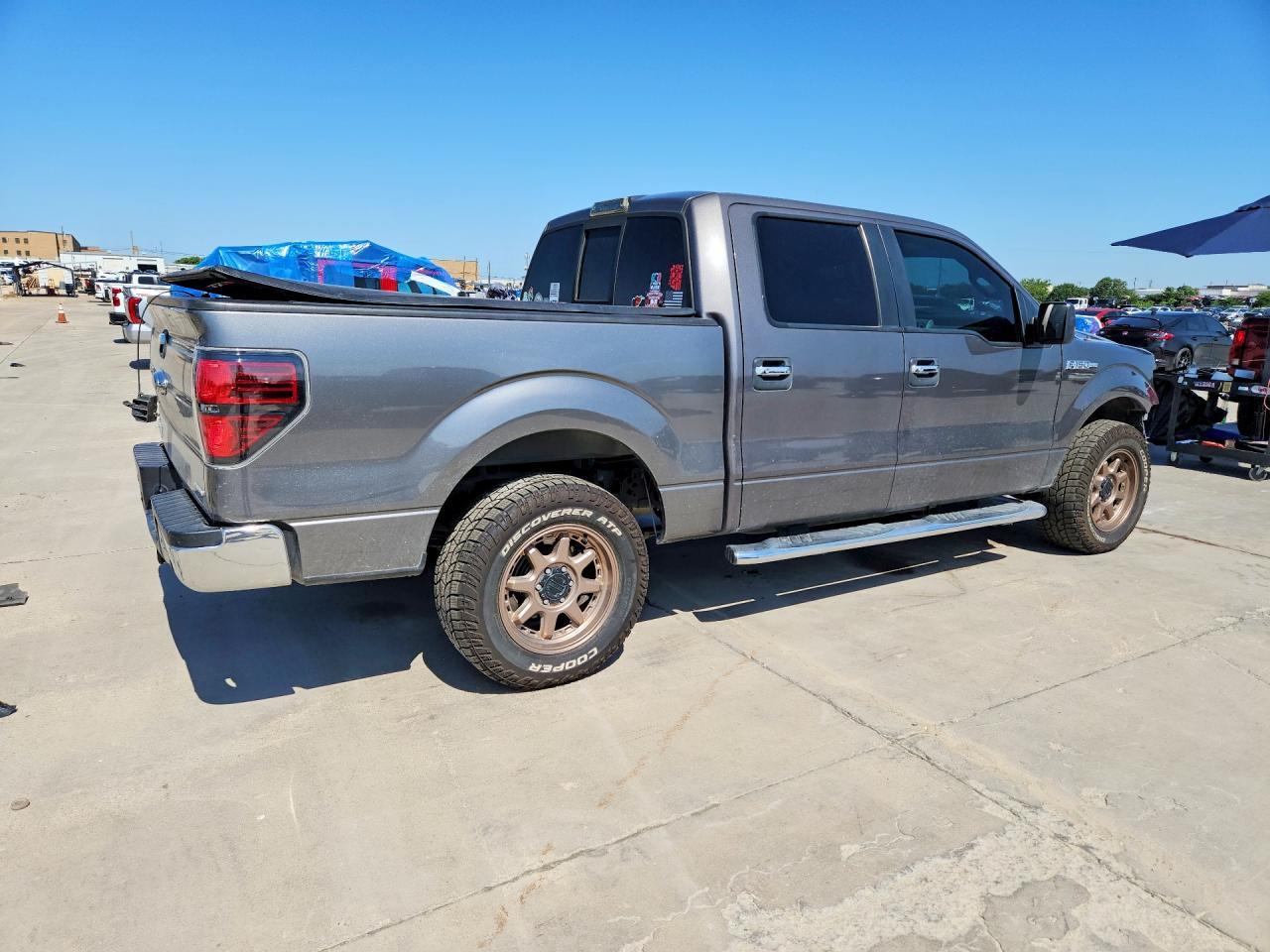 2012 Ford F150 Supercrew Gray vin: 1FTFW1CF7CKE31314