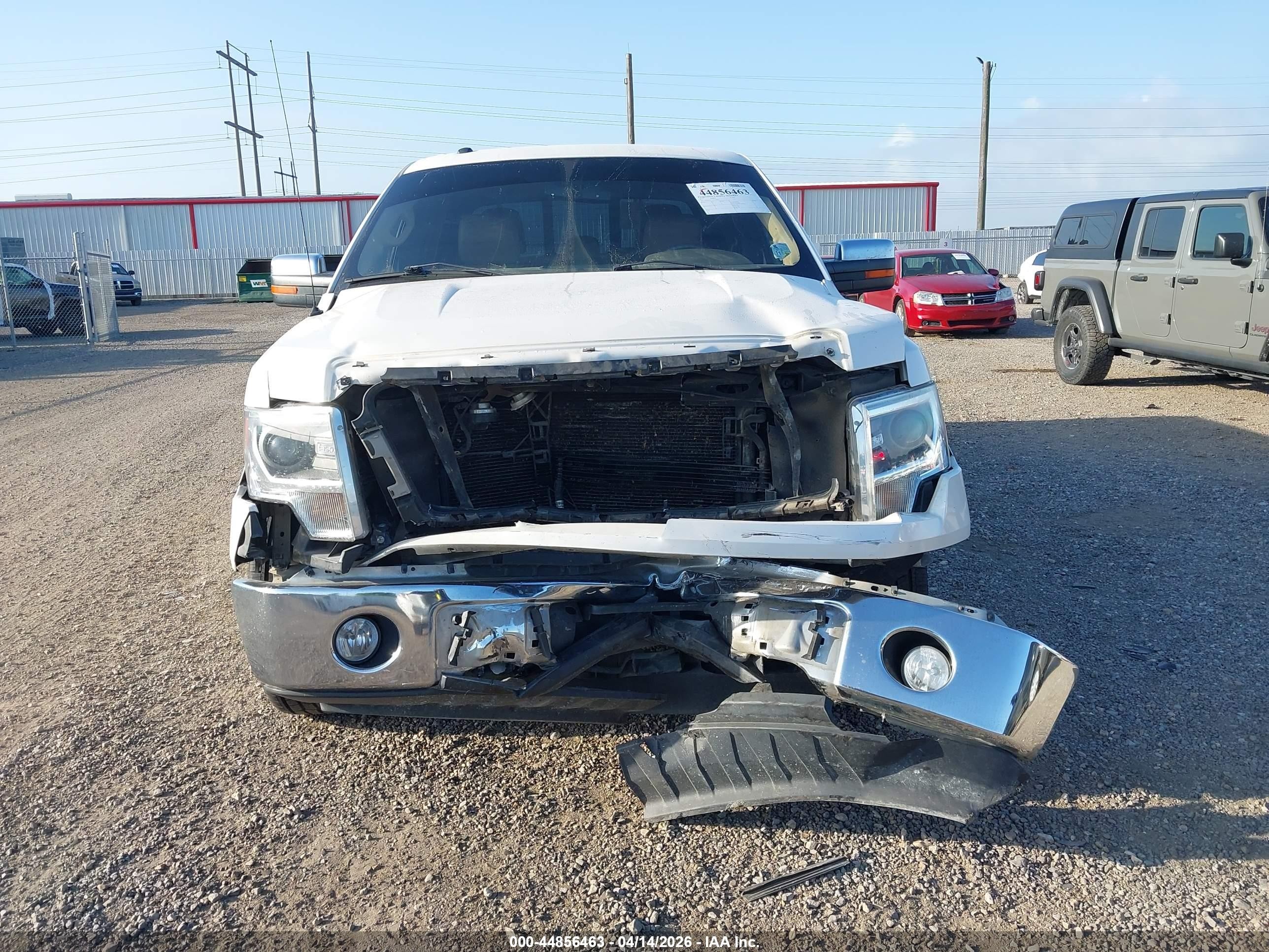 2013 Ford F-150 Lariat White vin: 1FTFW1CF7DFA10767