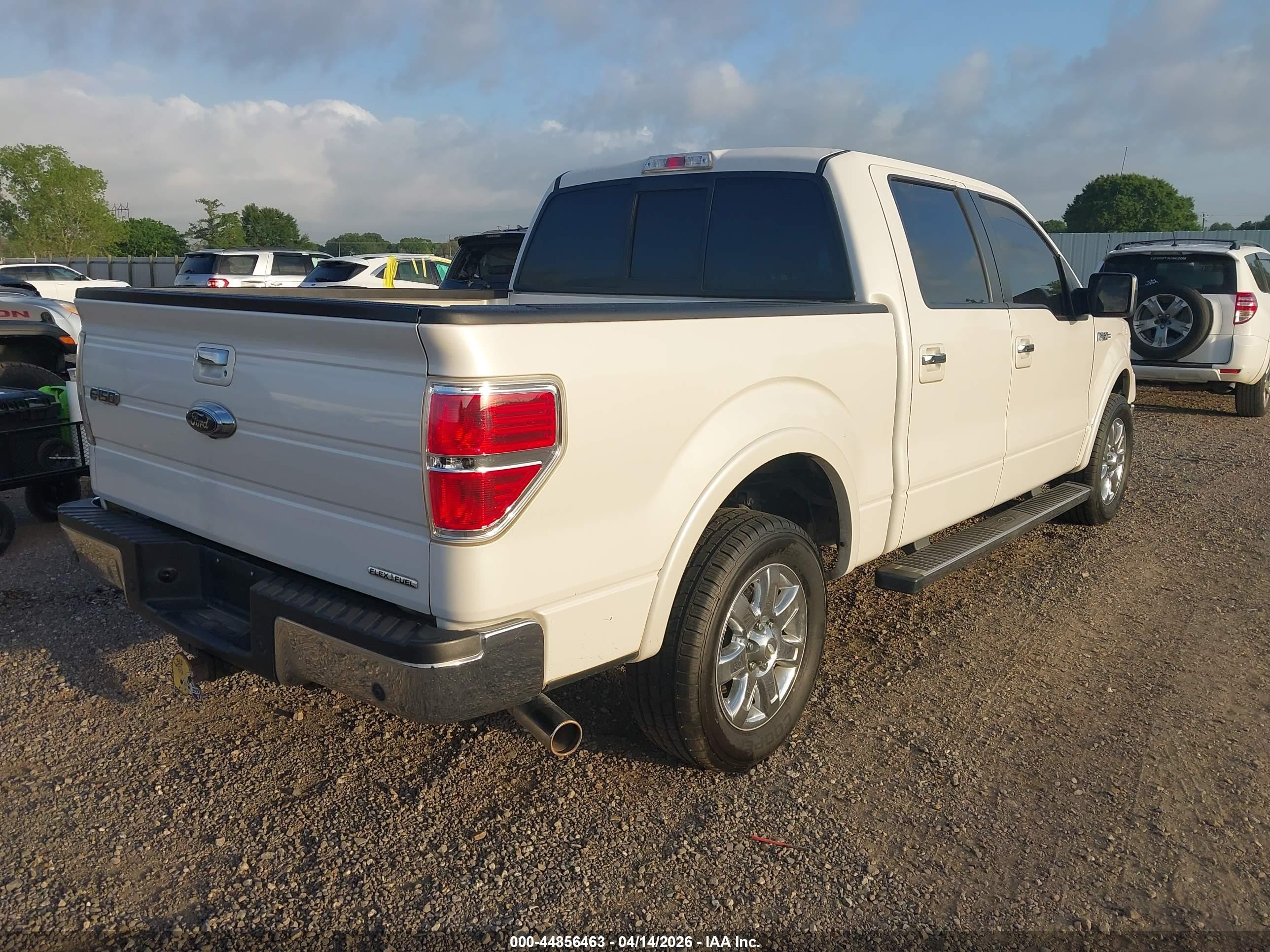 2013 Ford F-150 Lariat White vin: 1FTFW1CF7DFA10767