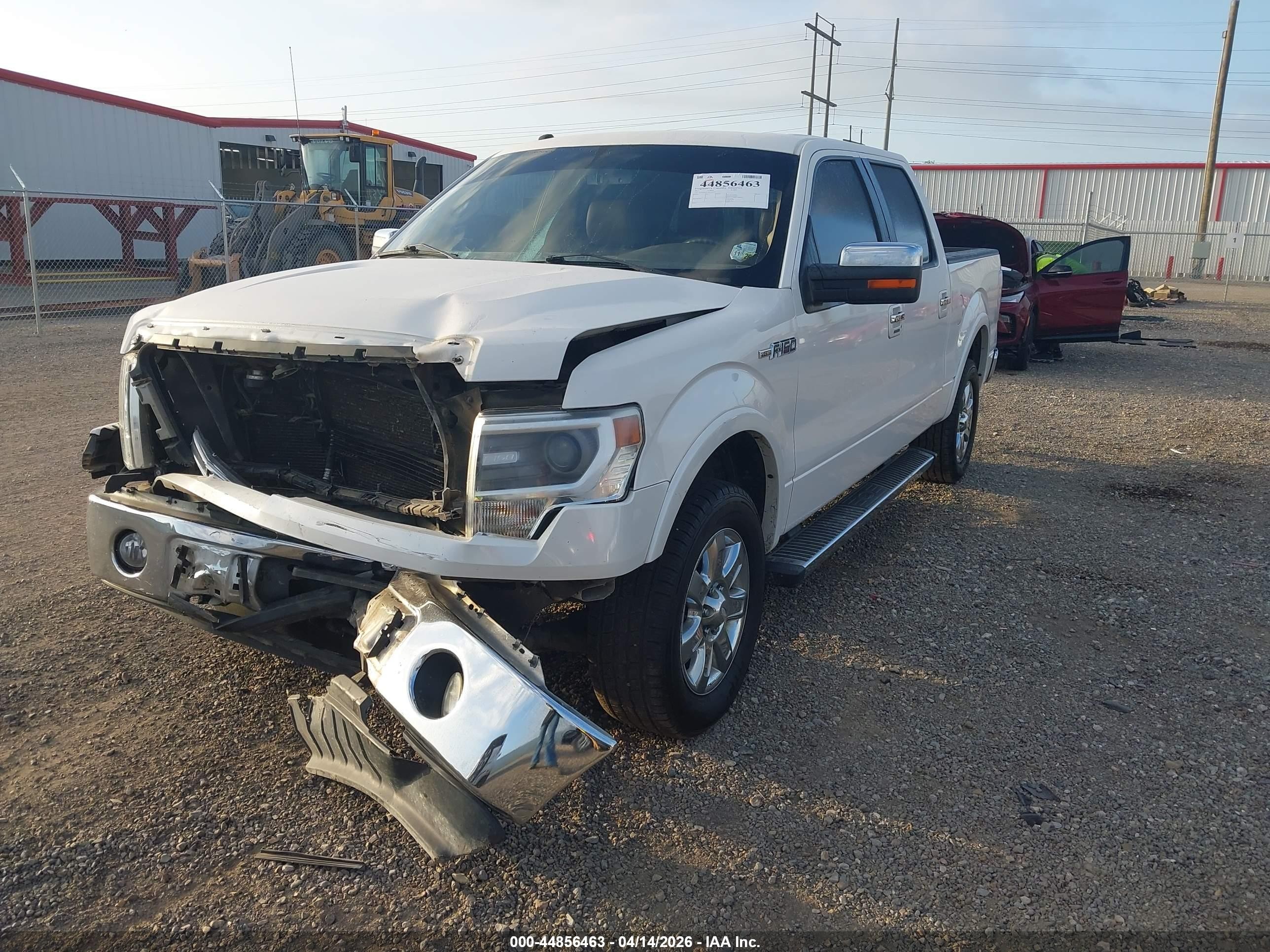2013 Ford F-150 Lariat White vin: 1FTFW1CF7DFA10767