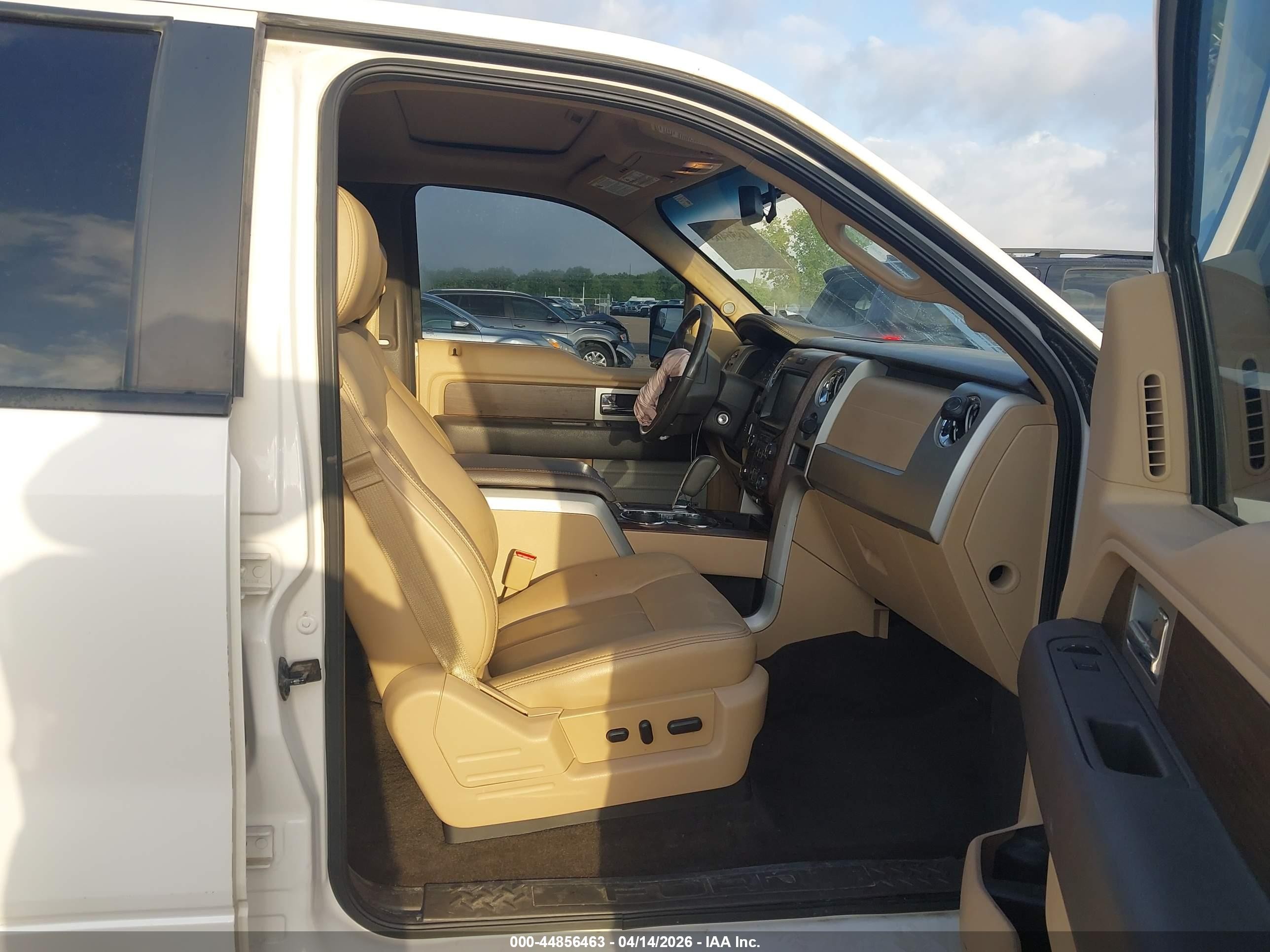 2013 Ford F-150 Lariat White vin: 1FTFW1CF7DFA10767