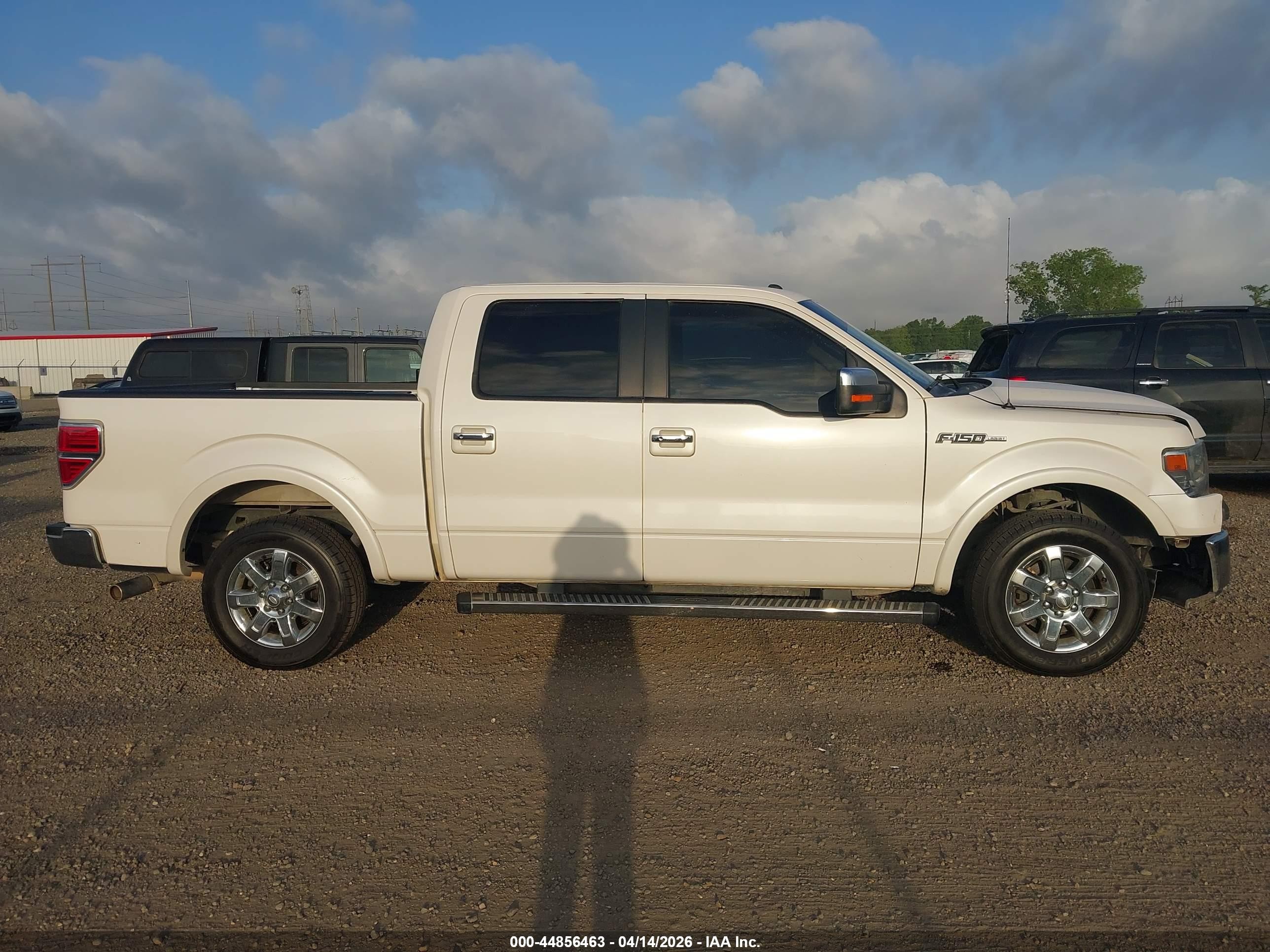 2013 Ford F-150 Lariat White vin: 1FTFW1CF7DFA10767