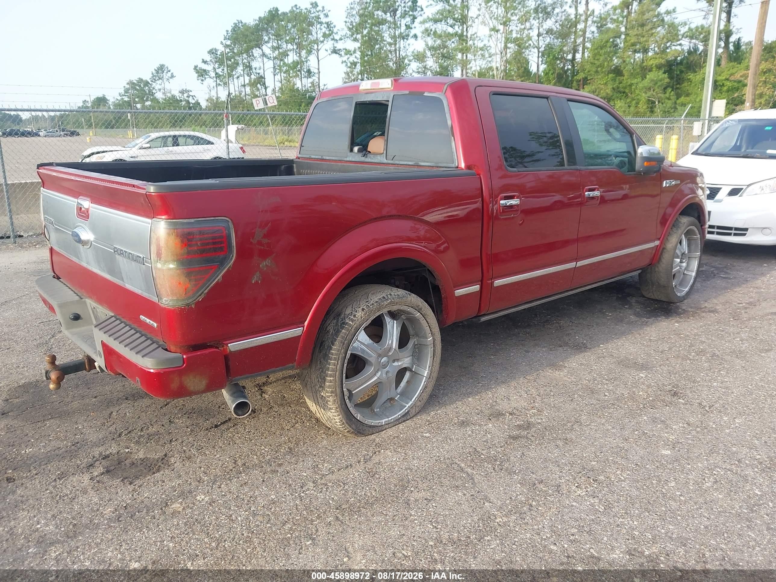 2013 Ford F-150 Platinum Red vin: 1FTFW1CF7DFA22630