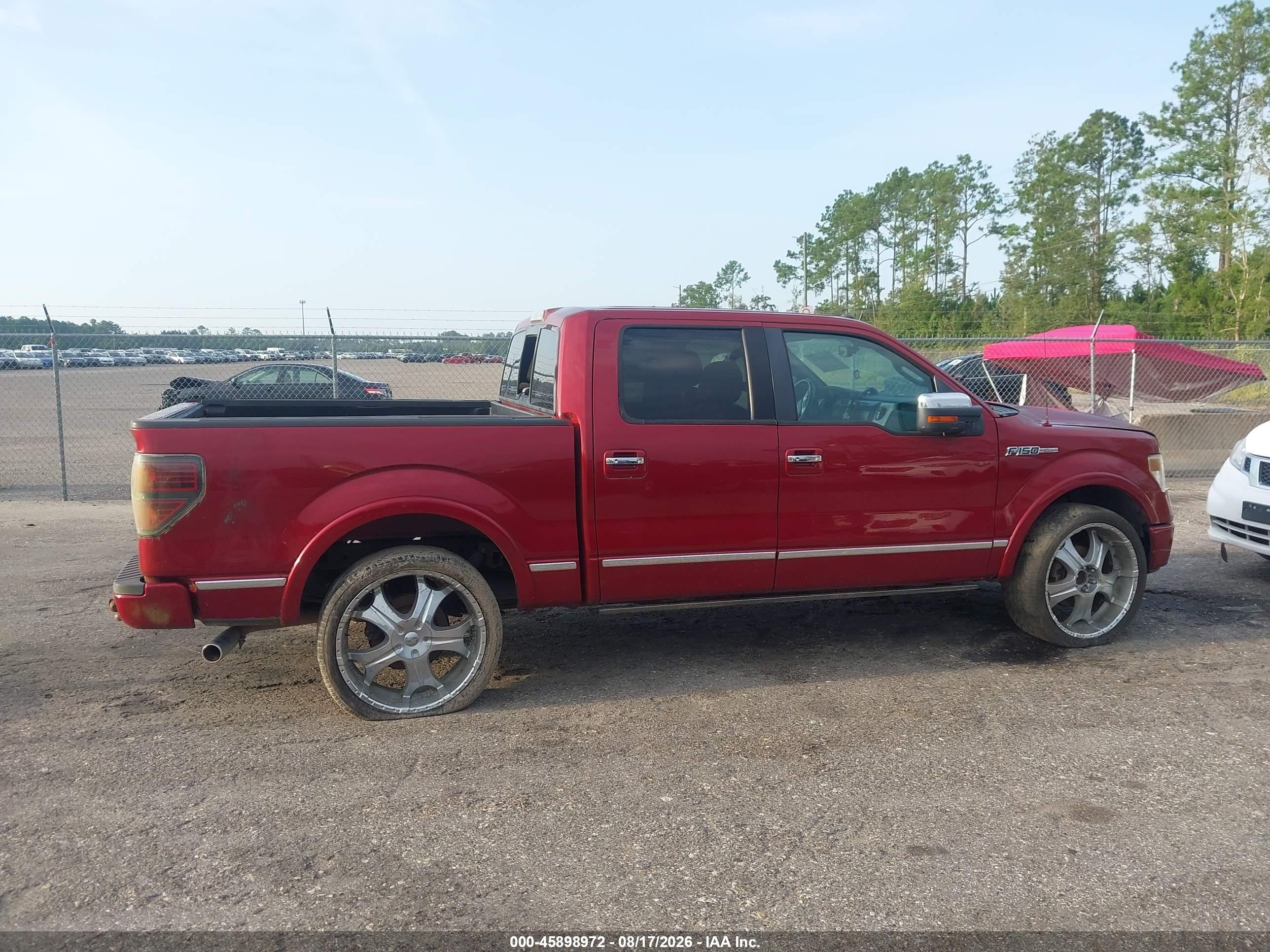 2013 Ford F-150 Platinum Red vin: 1FTFW1CF7DFA22630