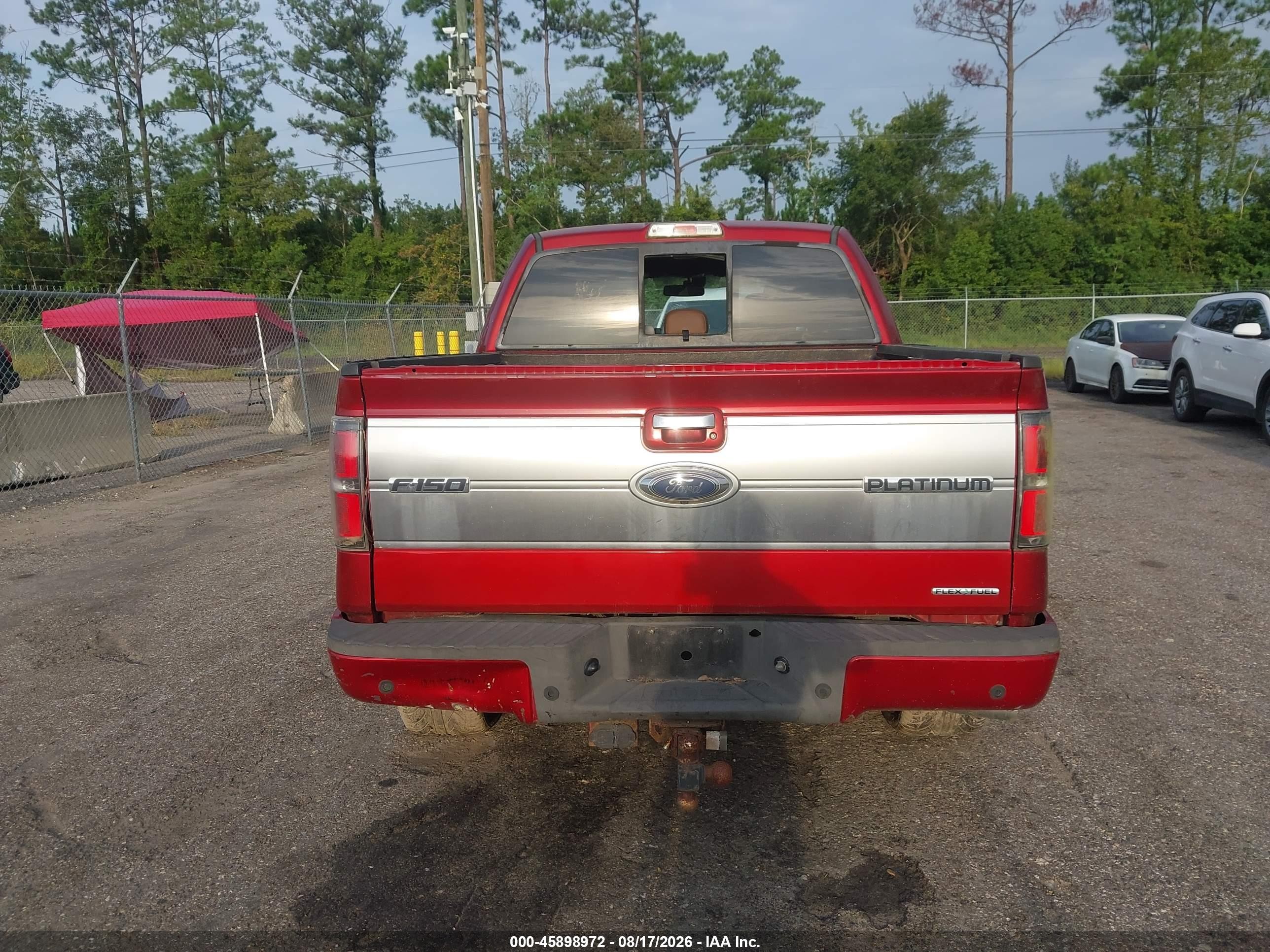 2013 Ford F-150 Platinum Red vin: 1FTFW1CF7DFA22630