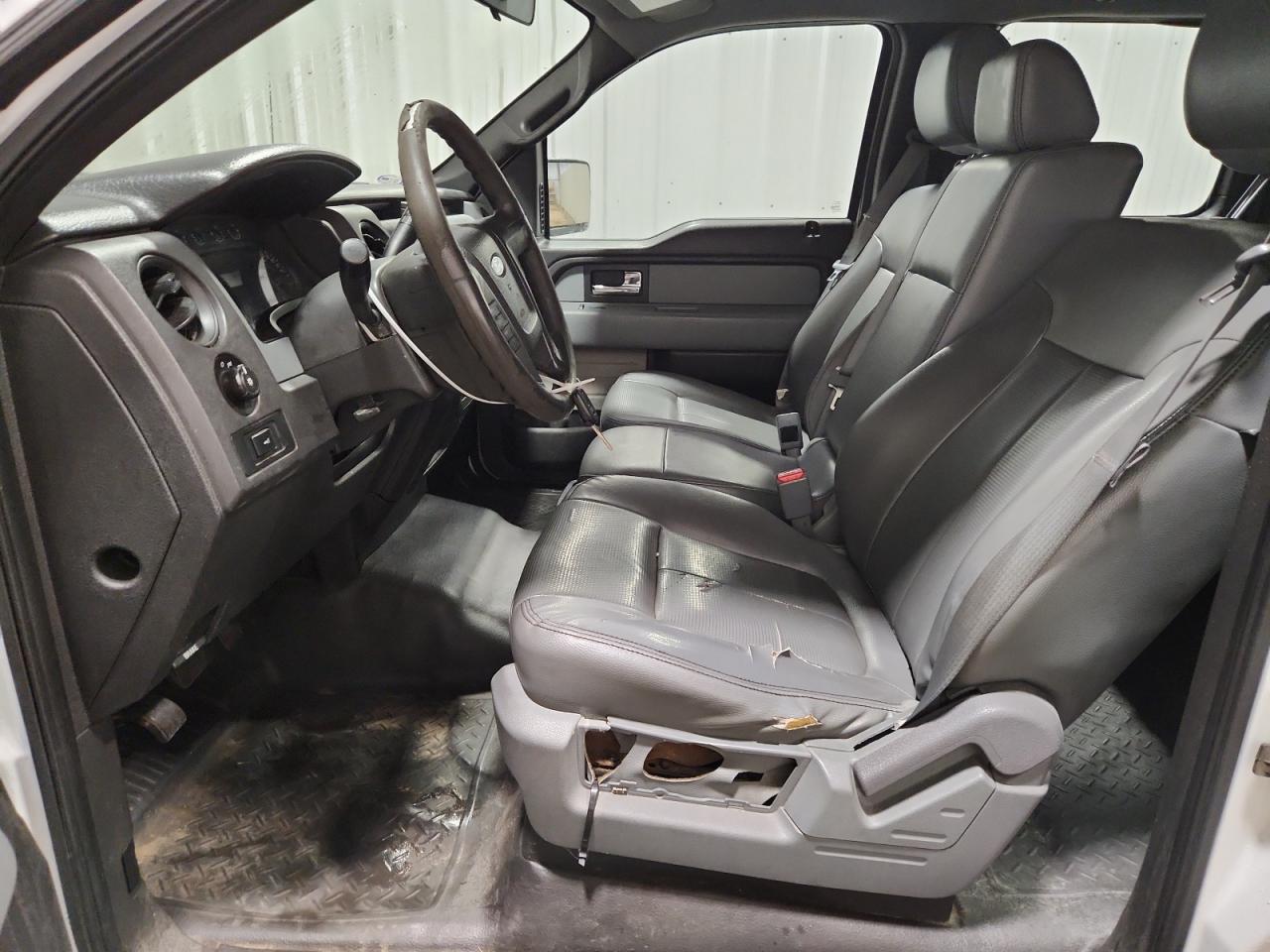 2013 Ford F150 Supercrew White vin: 1FTFW1CF7DKD83928 Damage: Steering Wheel, Worn, Replacement Required