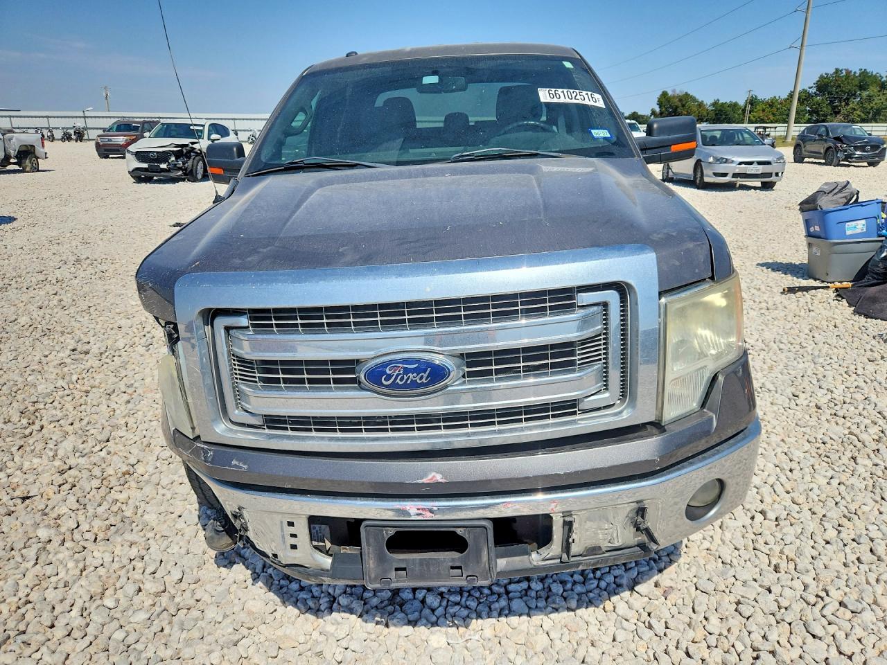 2013 Ford F150 Supercrew Gray vin: 1FTFW1CF7DKF25436