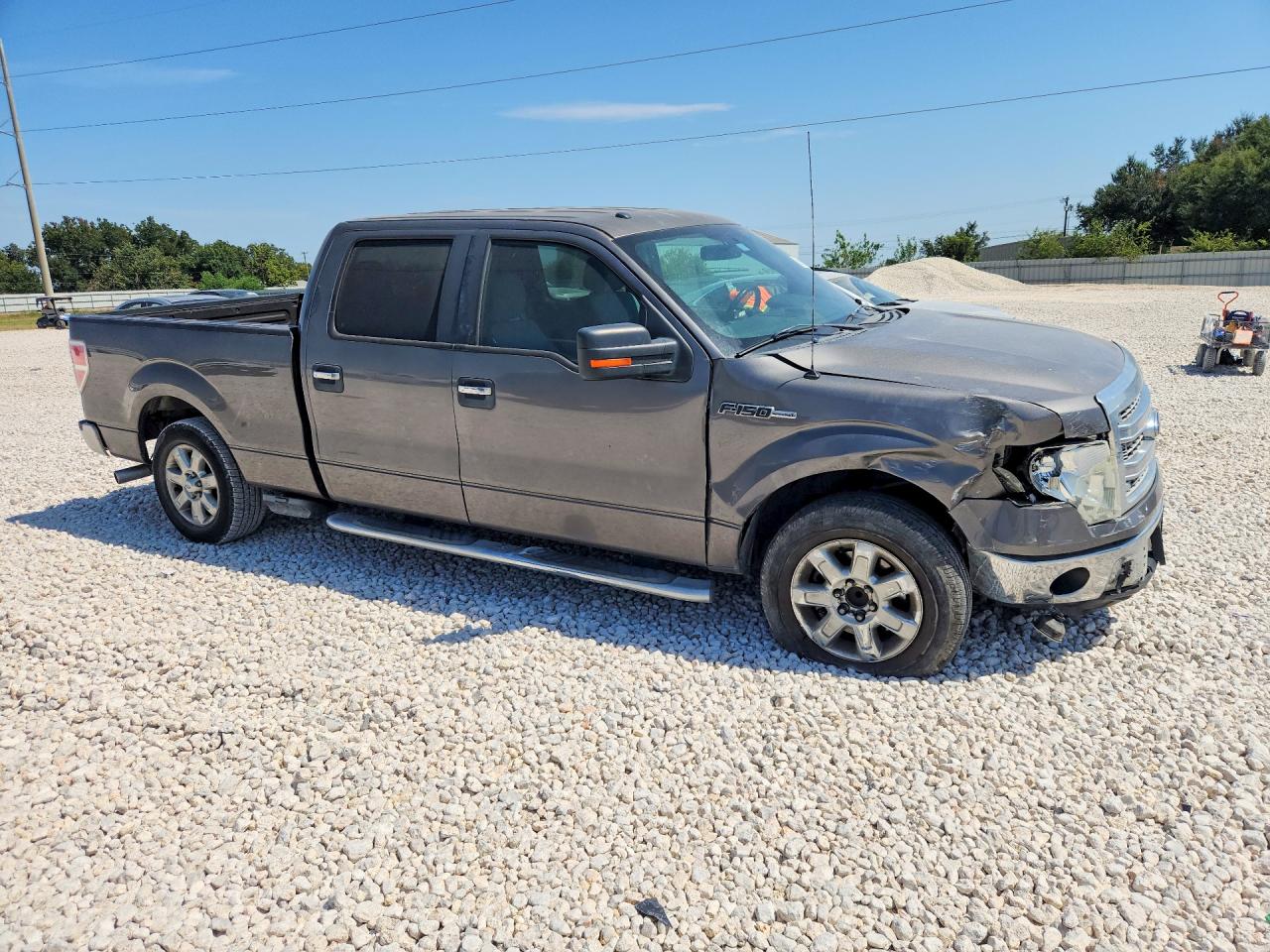 2013 Ford F150 Supercrew Gray vin: 1FTFW1CF7DKF25436