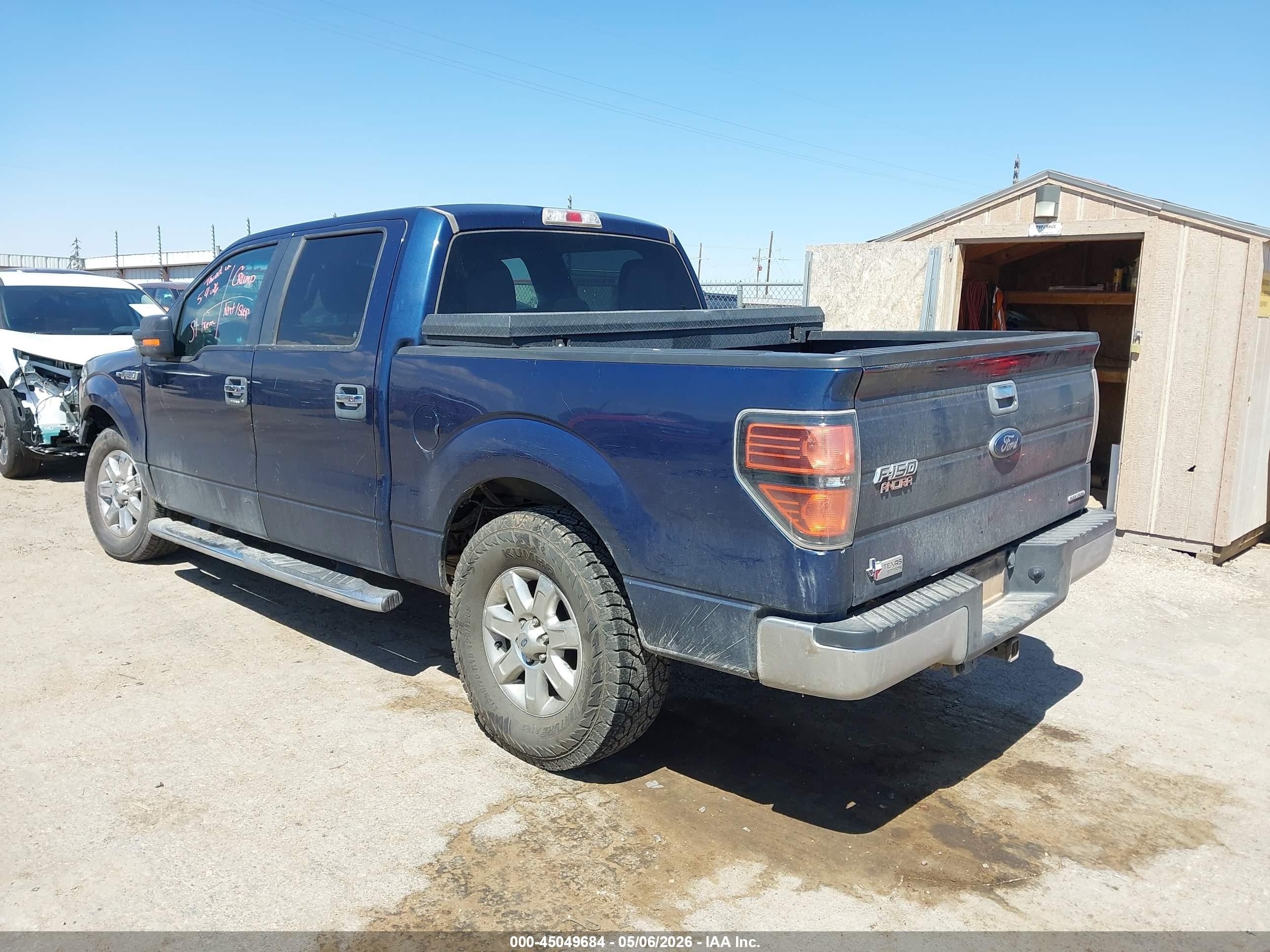 2013 Ford F-150 Xlt Blue vin: 1FTFW1CF7DKF77732