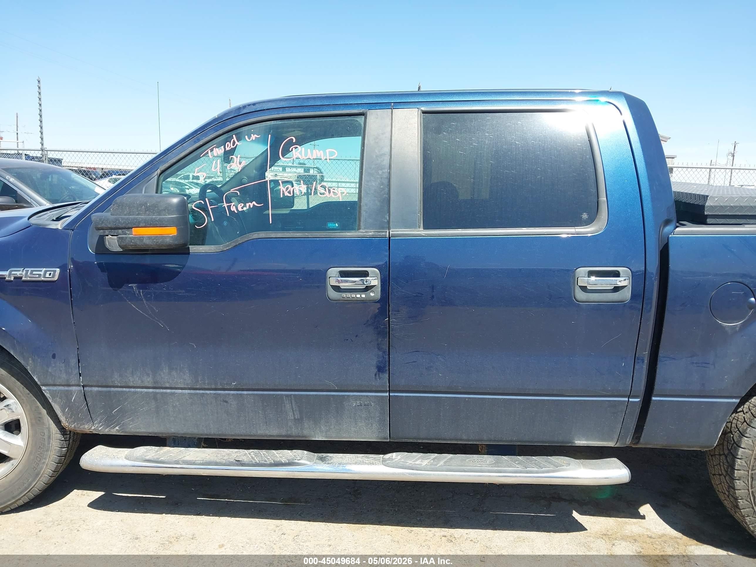 2013 Ford F-150 Xlt Blue vin: 1FTFW1CF7DKF77732