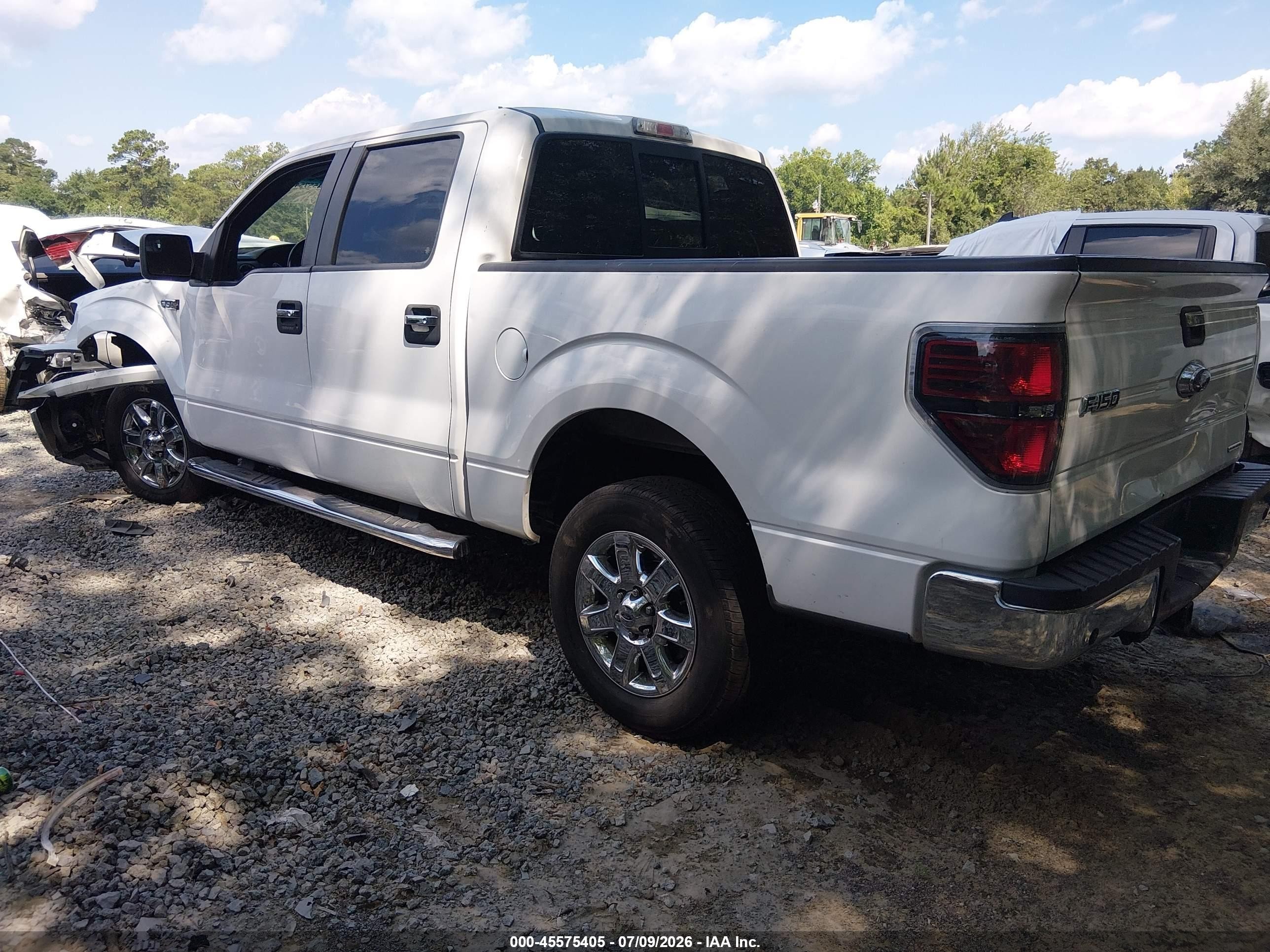 2013 Ford F-150 Xlt White vin: 1FTFW1CF7DKG38870