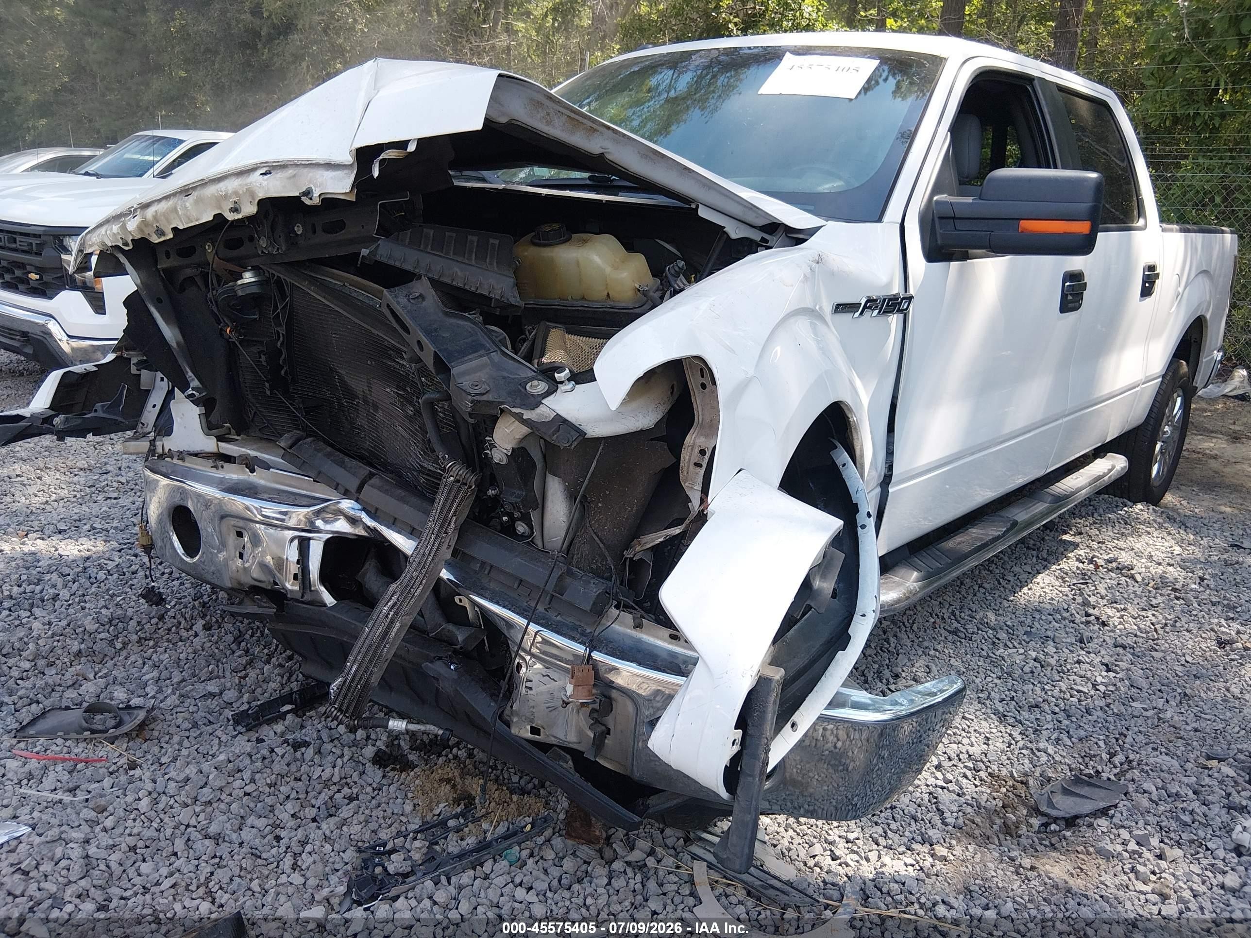 2013 Ford F-150 Xlt White vin: 1FTFW1CF7DKG38870