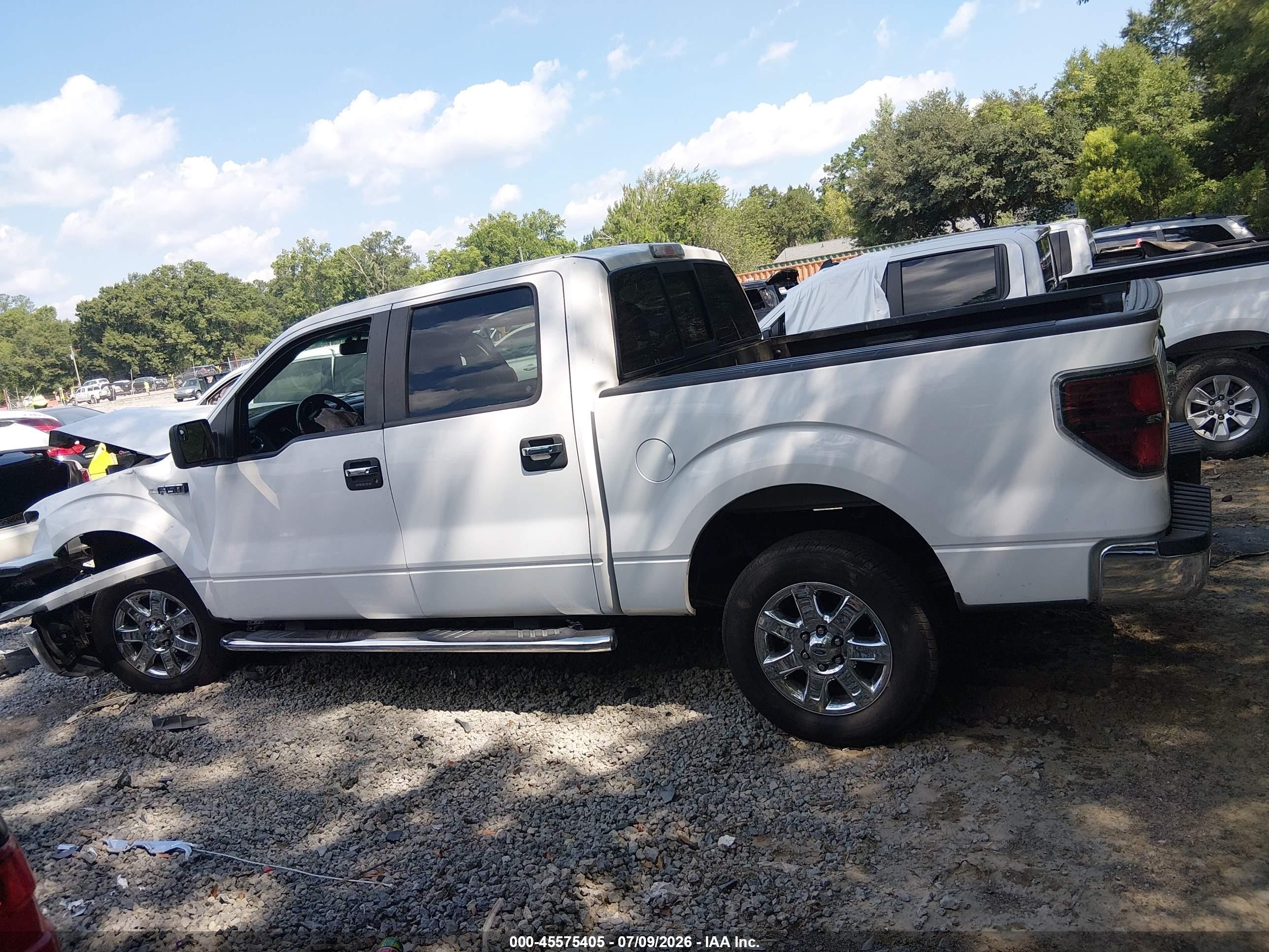 2013 Ford F-150 Xlt White vin: 1FTFW1CF7DKG38870