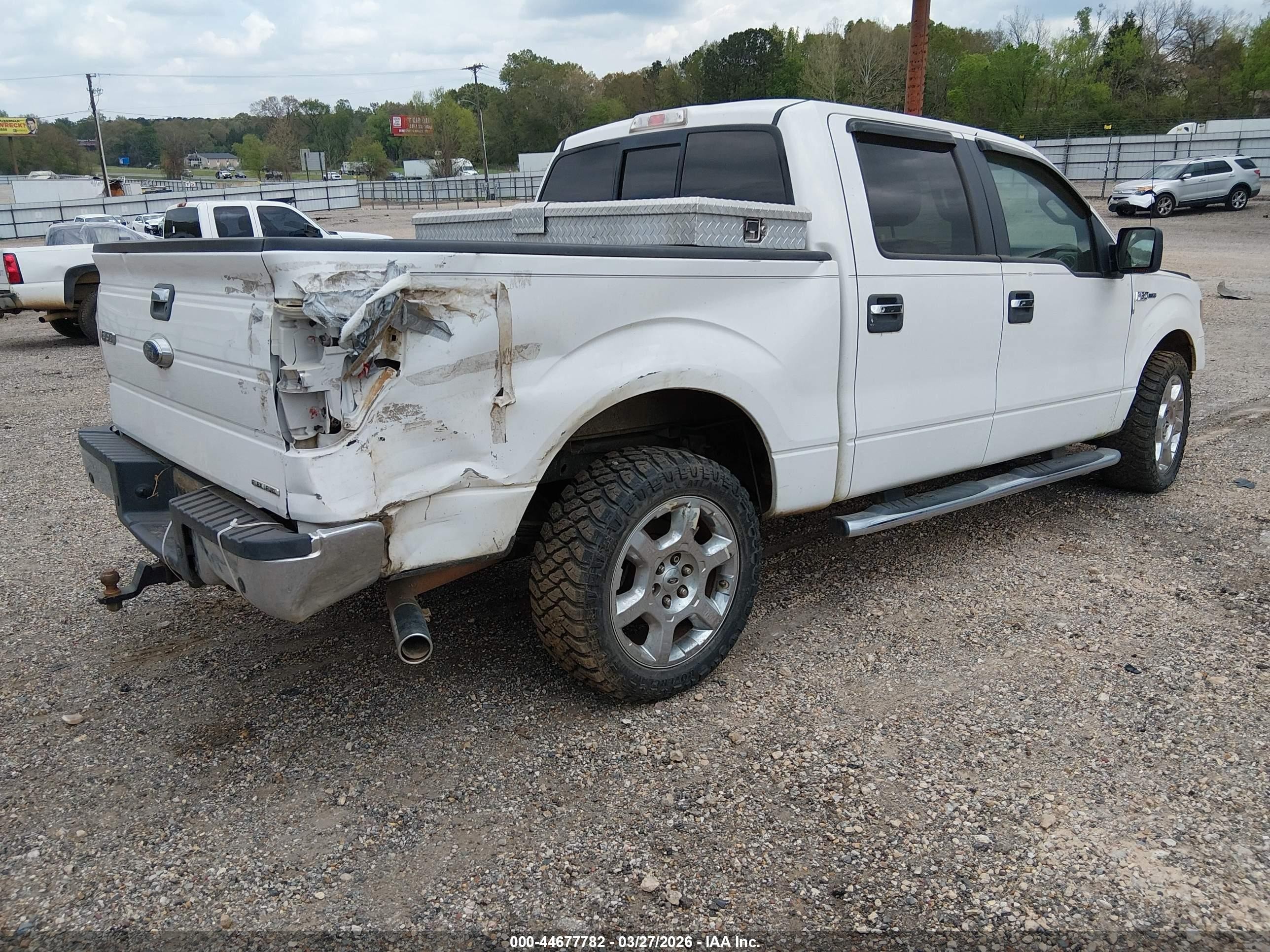 2014 Ford F-150 Xlt White vin: 1FTFW1CF7EFA23732
