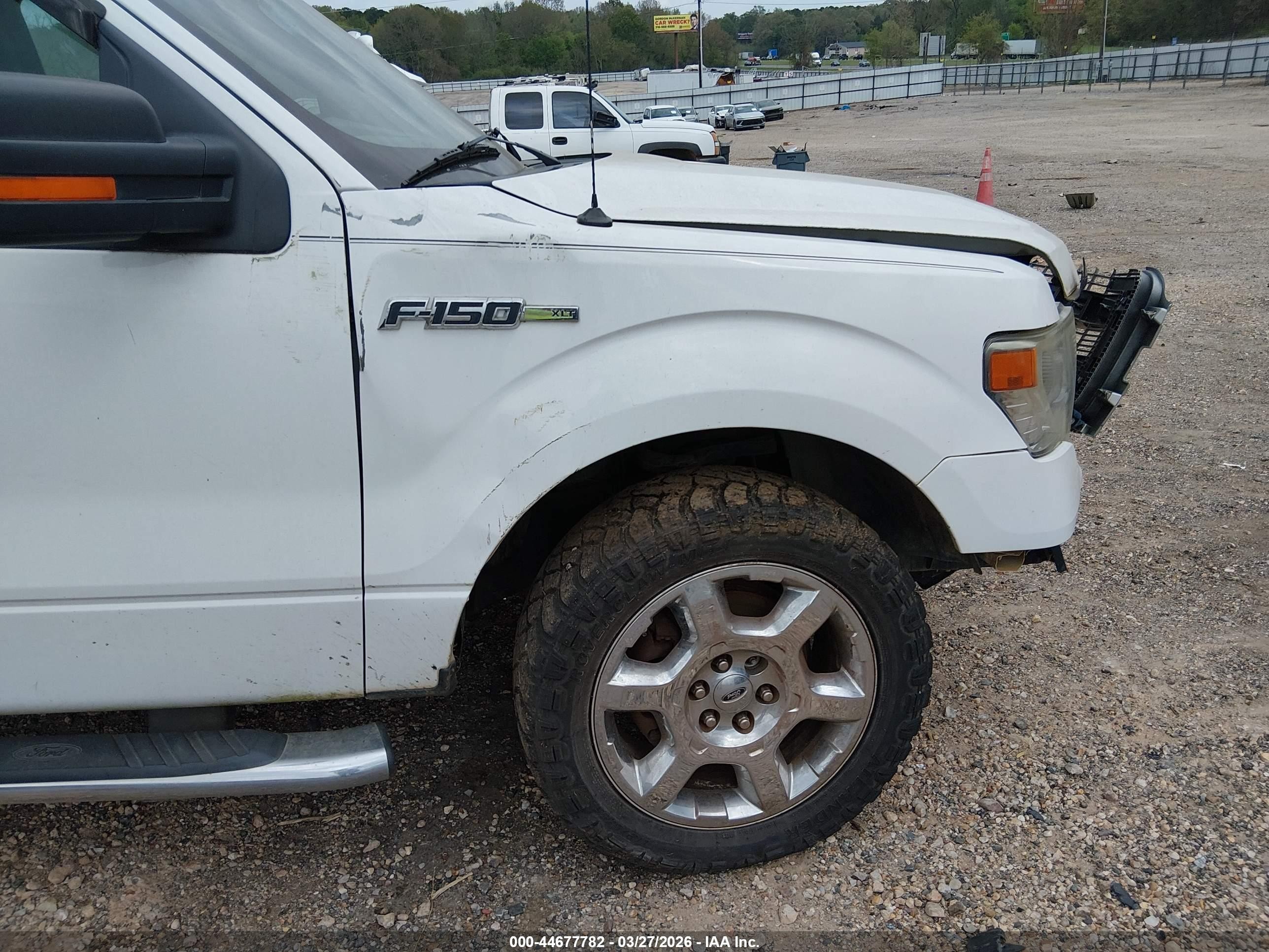 2014 Ford F-150 Xlt White vin: 1FTFW1CF7EFA23732