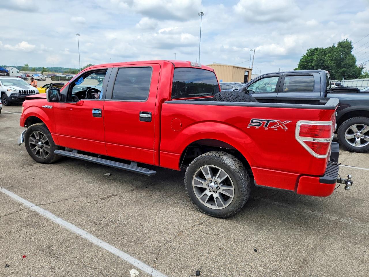 2014 Ford F150 Supercrew Red vin: 1FTFW1CF7EKF43792