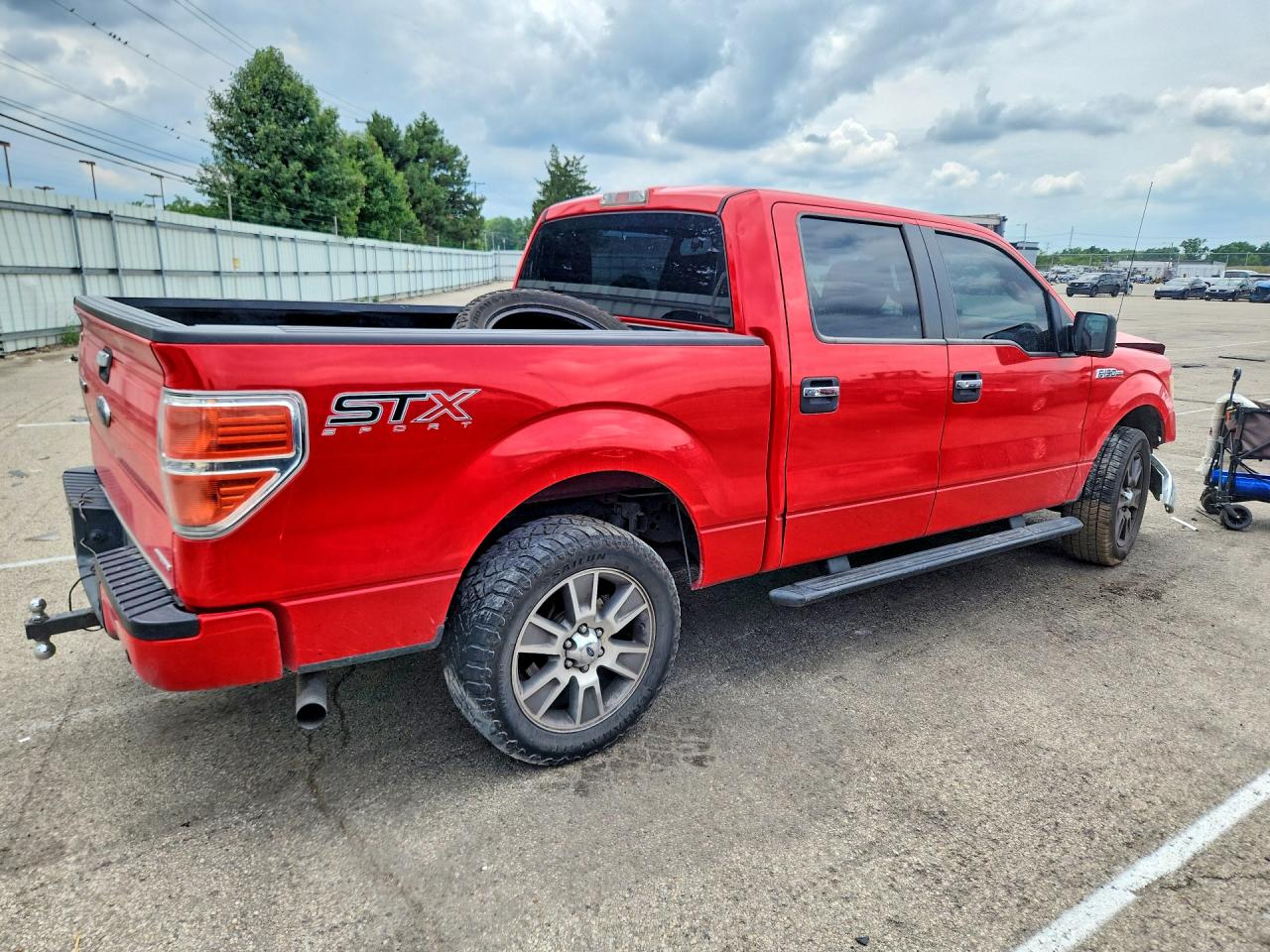 2014 Ford F150 Supercrew Red vin: 1FTFW1CF7EKF43792