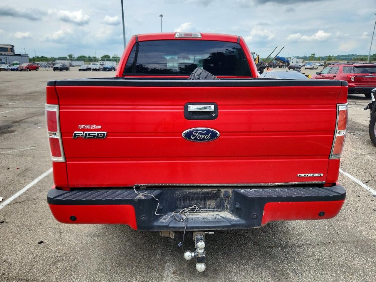 2014 Ford F150 Supercrew Red vin: 1FTFW1CF7EKF43792