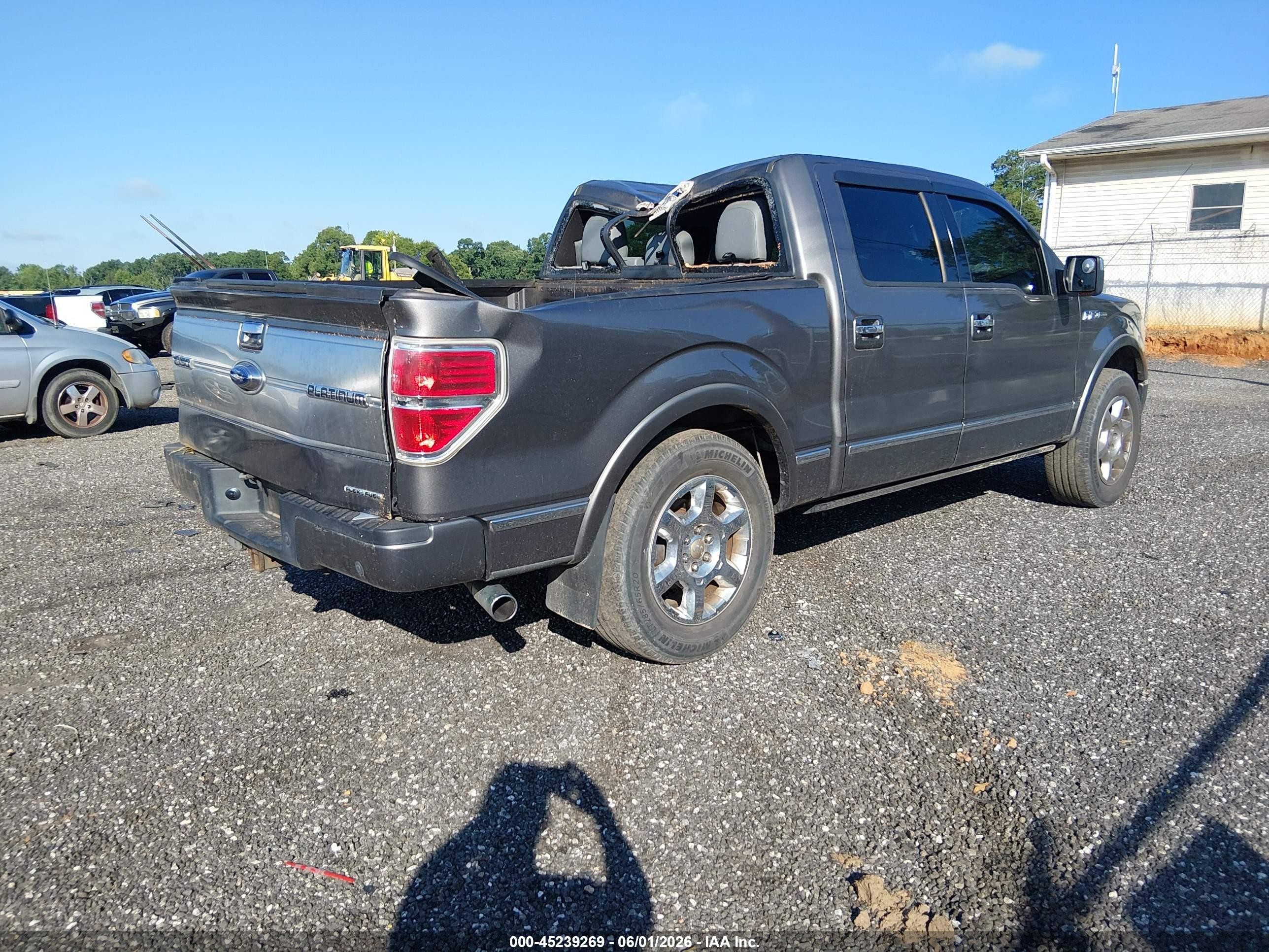 2011 Ford F-150 Platinum Gray vin: 1FTFW1CF8BFA33424