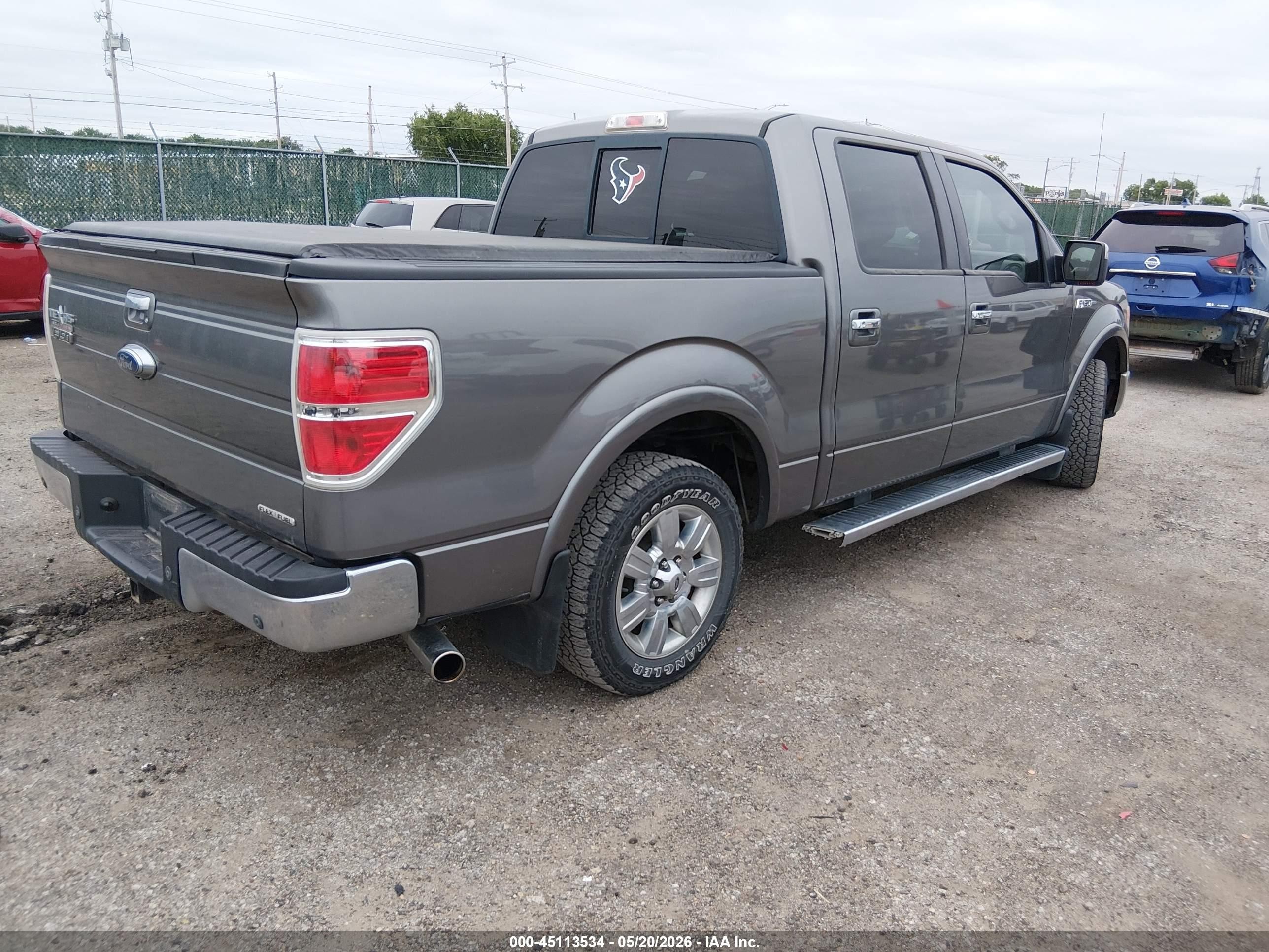 2011 Ford F-150 Lariat Gray vin: 1FTFW1CF8BFA61546