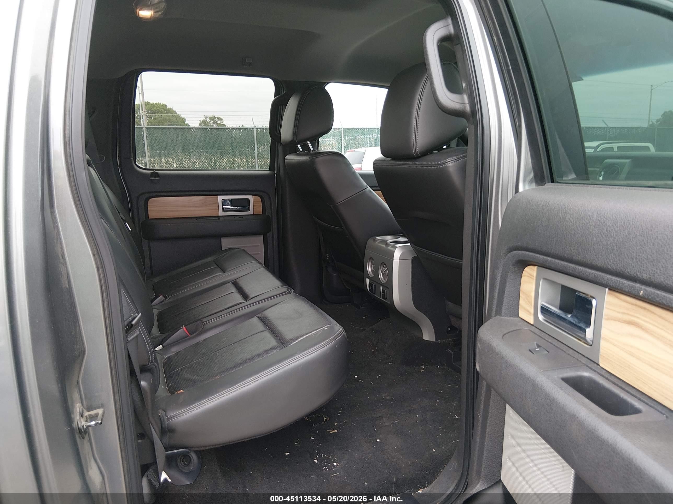 2011 Ford F-150 Lariat Gray vin: 1FTFW1CF8BFA61546
