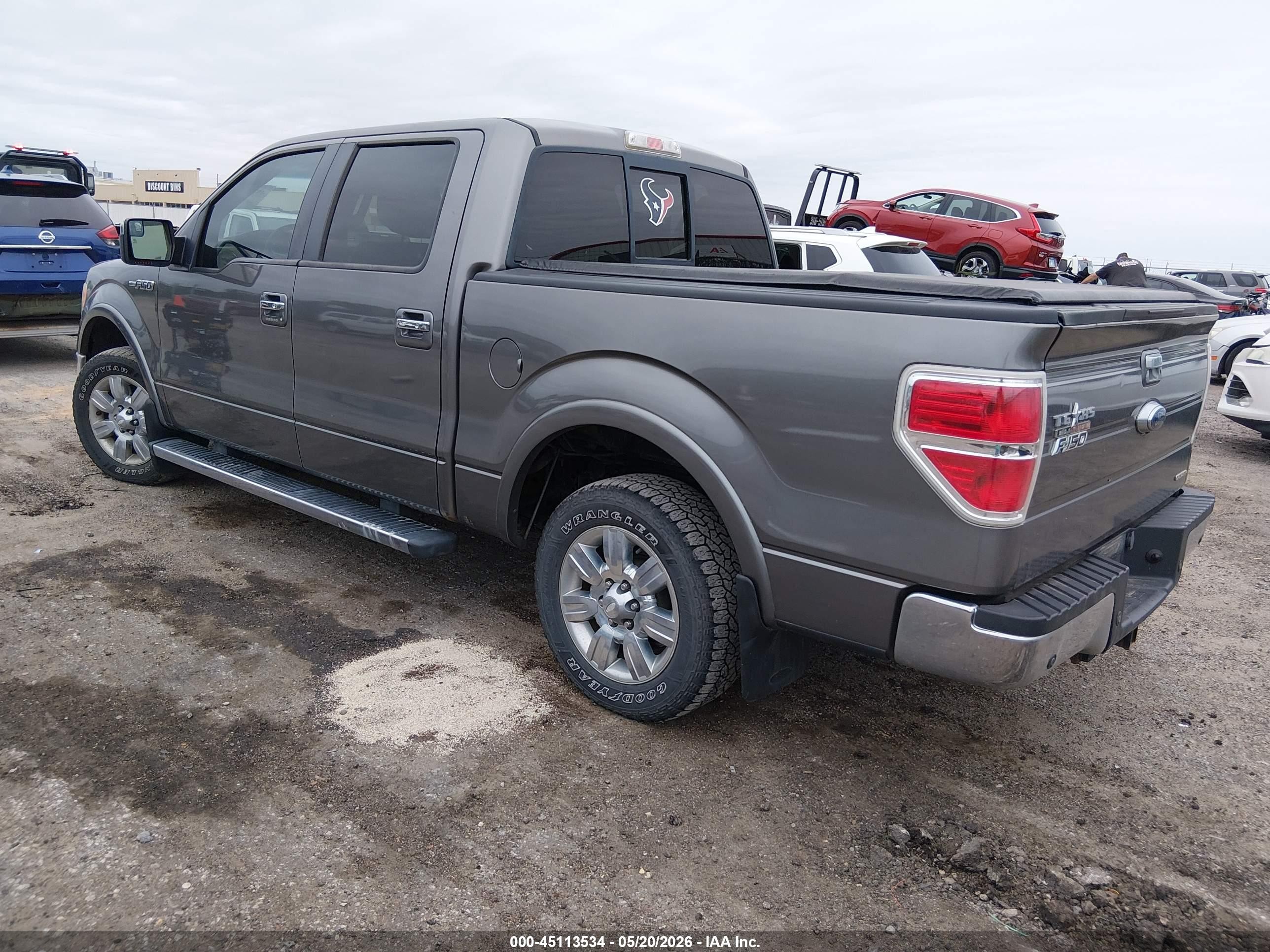 2011 Ford F-150 Lariat Gray vin: 1FTFW1CF8BFA61546