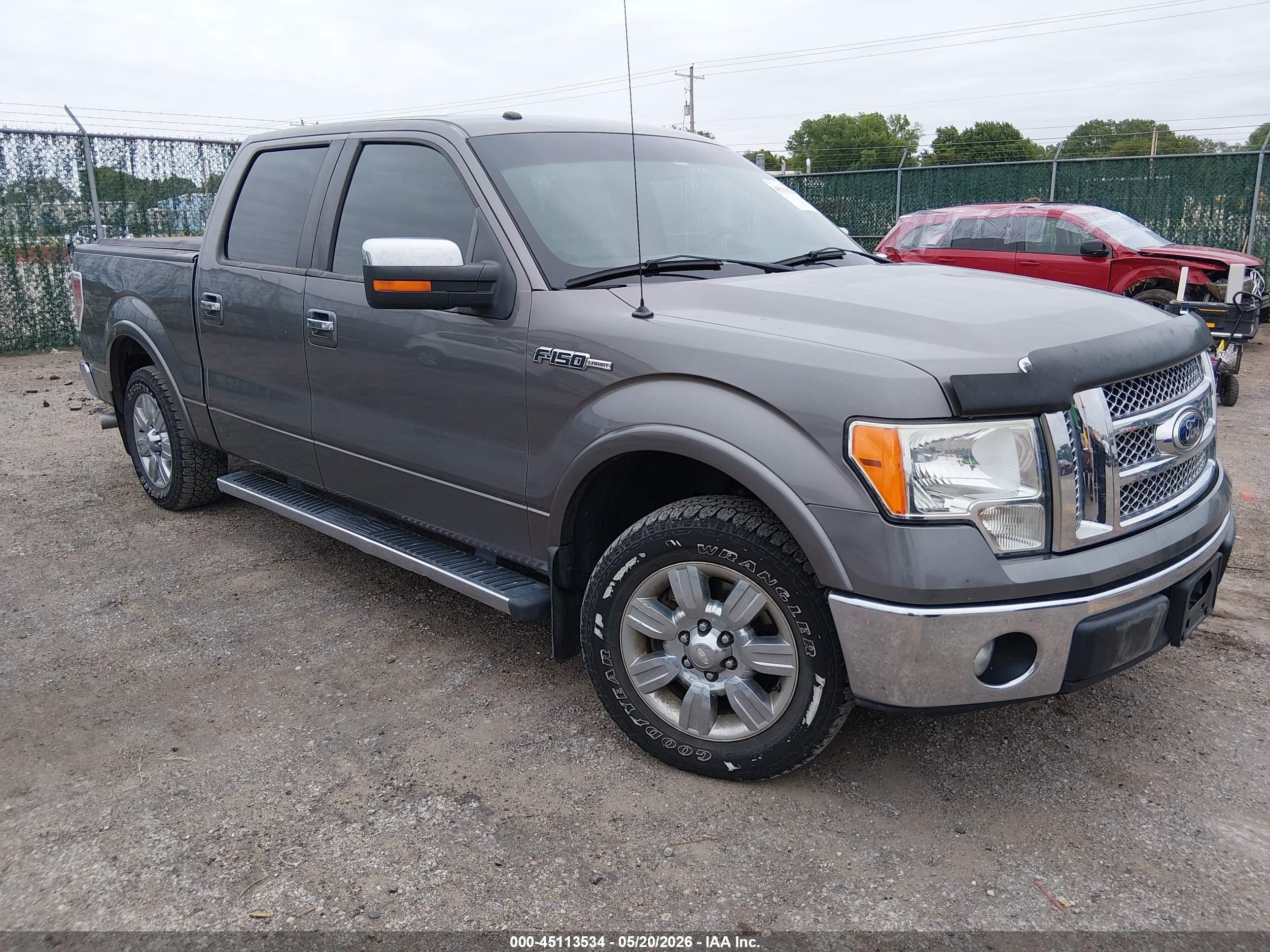 2011 Ford F-150 Lariat Gray vin: 1FTFW1CF8BFA61546