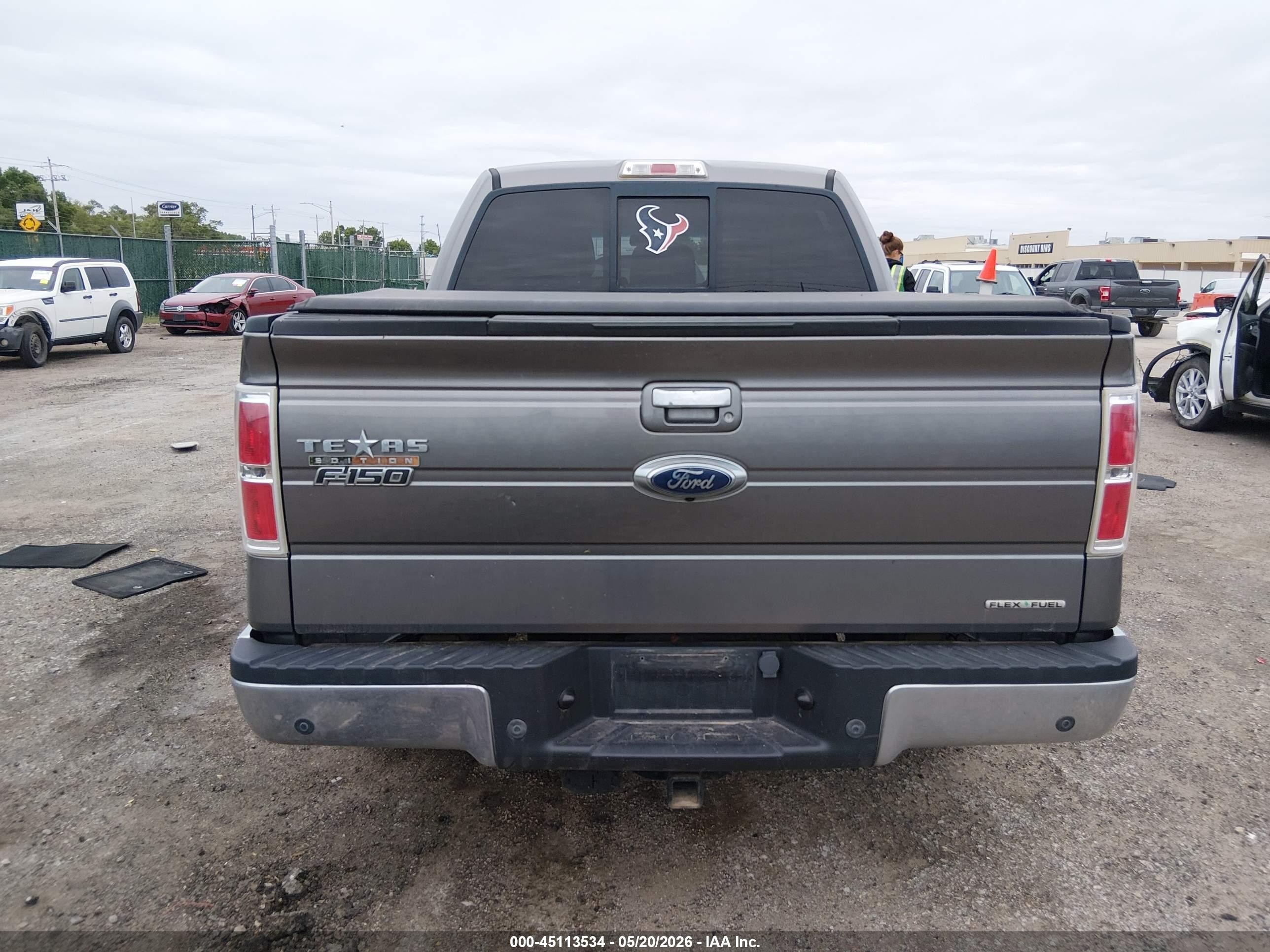 2011 Ford F-150 Lariat Gray vin: 1FTFW1CF8BFA61546