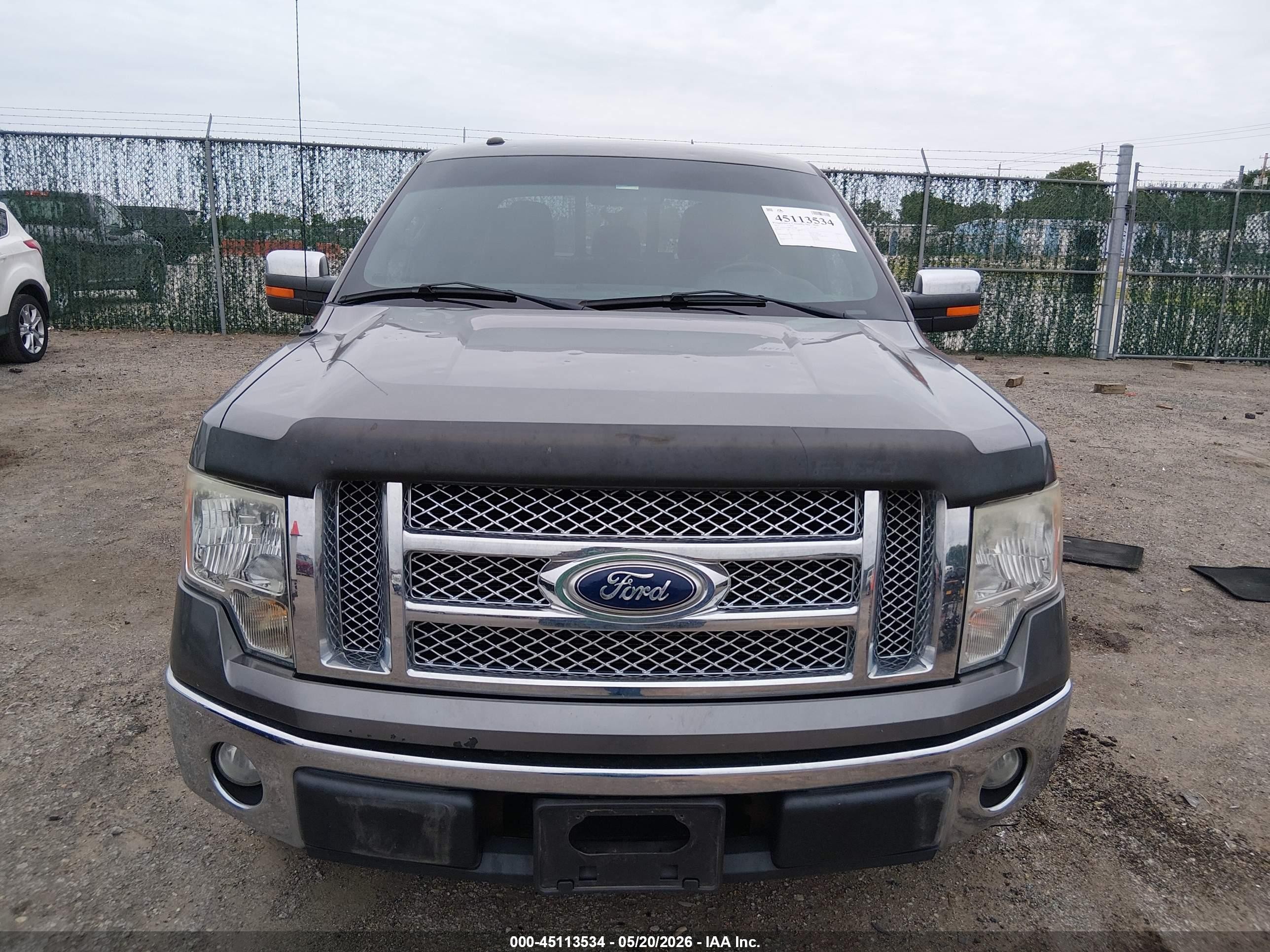 2011 Ford F-150 Lariat Gray vin: 1FTFW1CF8BFA61546