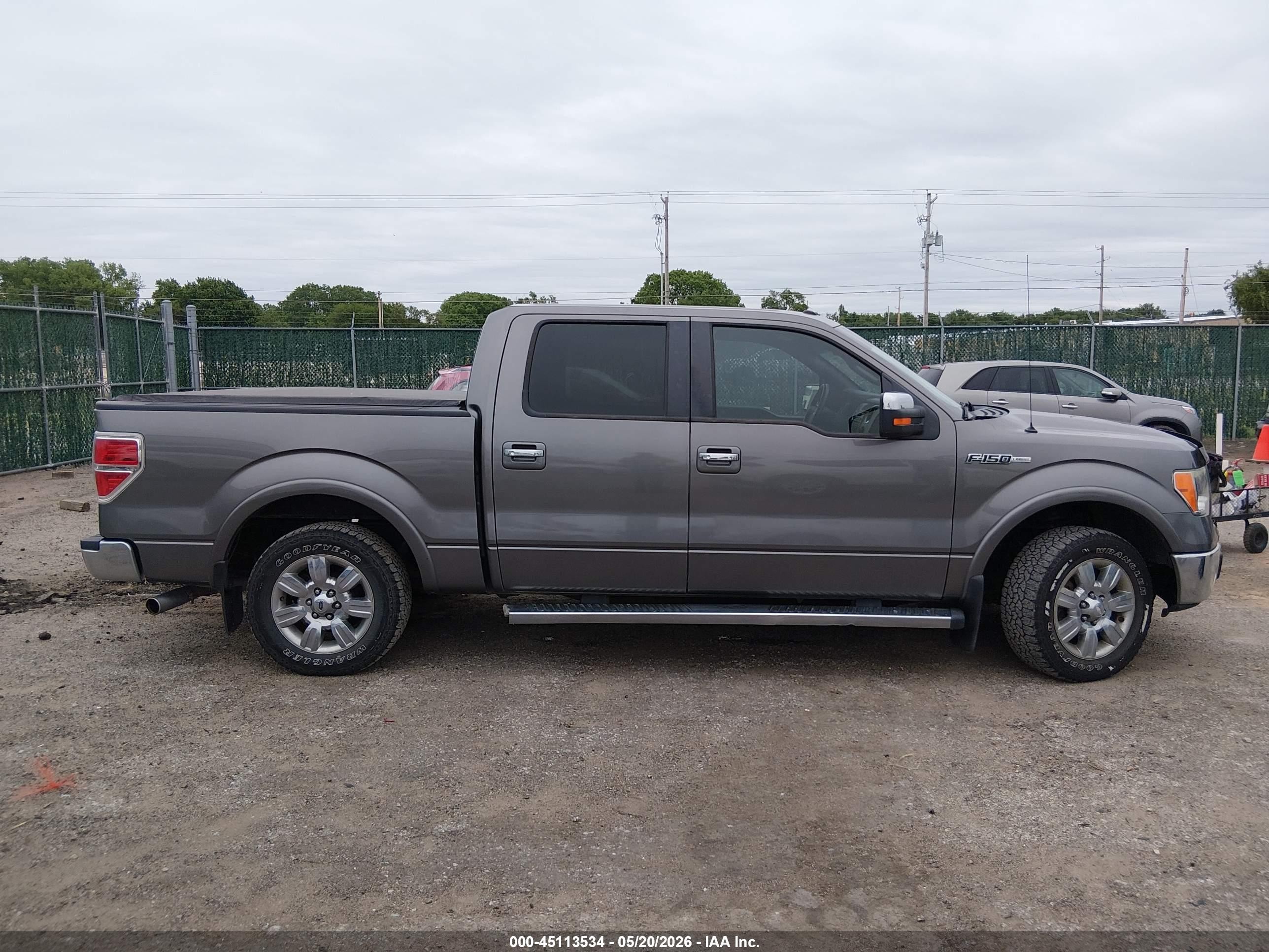 2011 Ford F-150 Lariat Gray vin: 1FTFW1CF8BFA61546