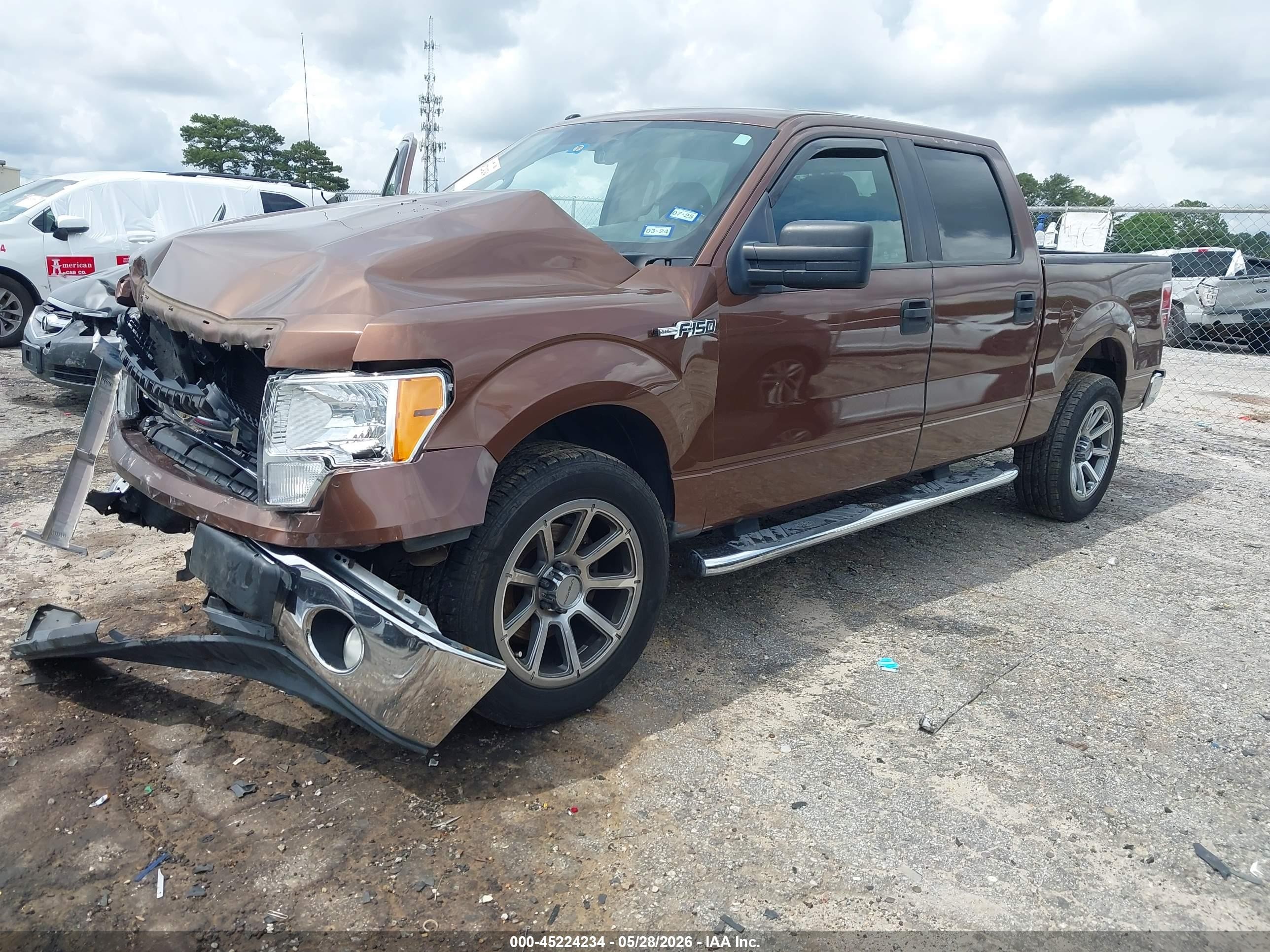 2011 Ford F-150 Xlt Brown vin: 1FTFW1CF8BFB61338