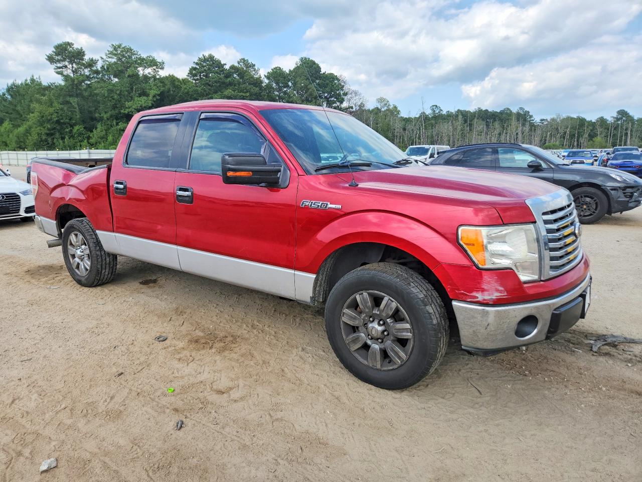 2011 Ford F150 Supercrew Красный vin: 1FTFW1CF8BFC83746