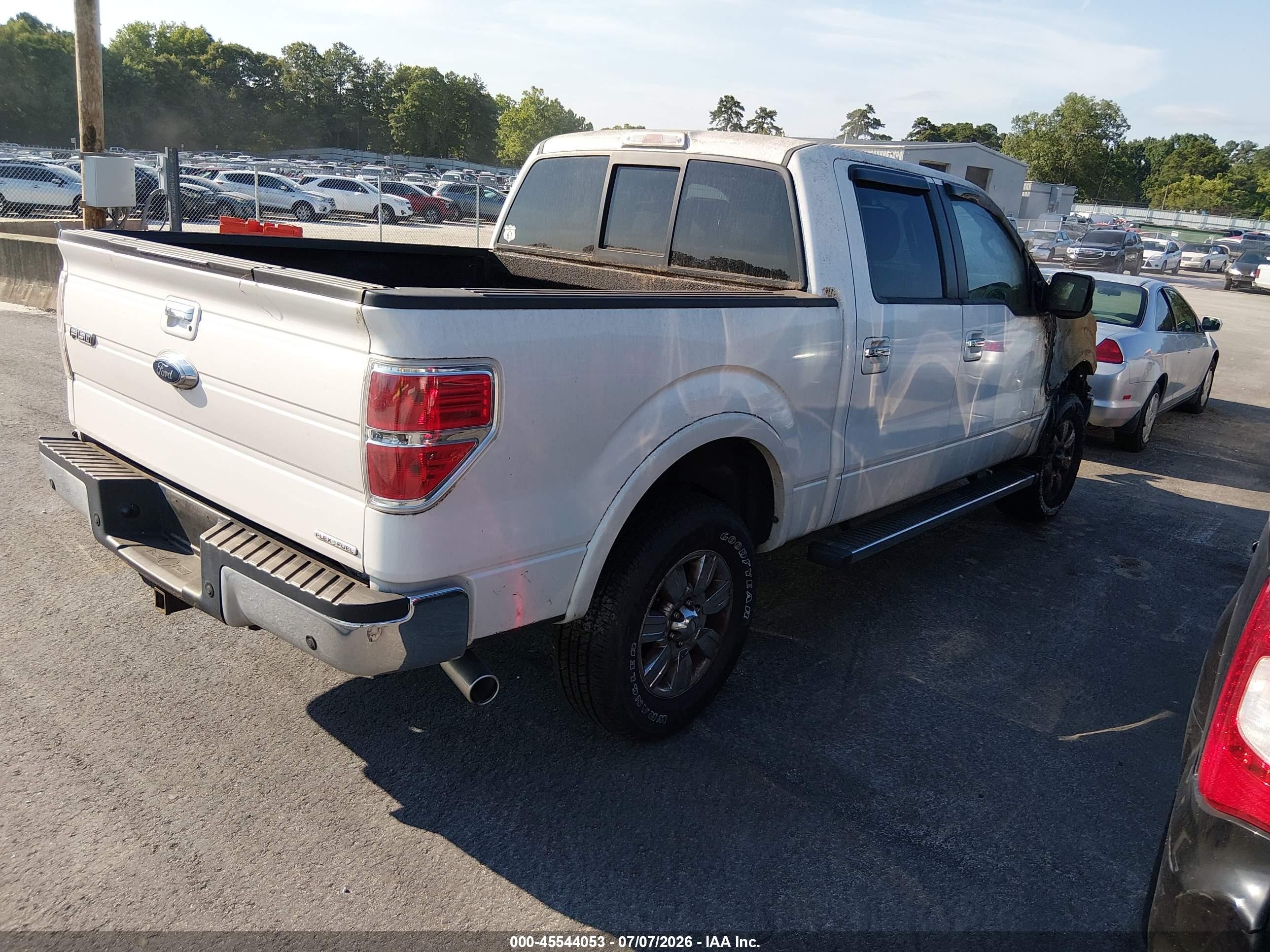 2012 Ford F-150 Lariat Белый vin: 1FTFW1CF8CFB62281