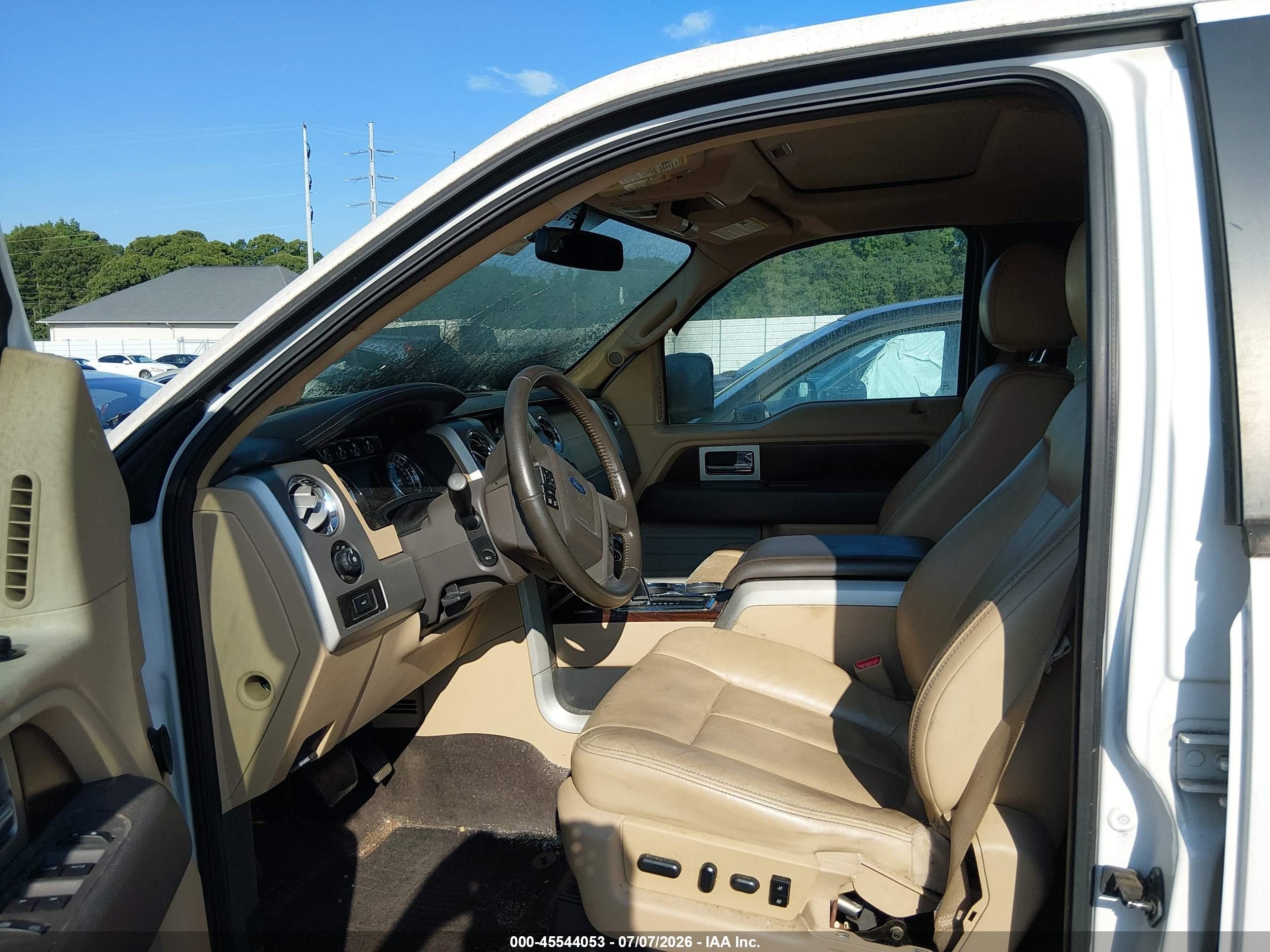 2012 Ford F-150 Lariat Белый vin: 1FTFW1CF8CFB62281