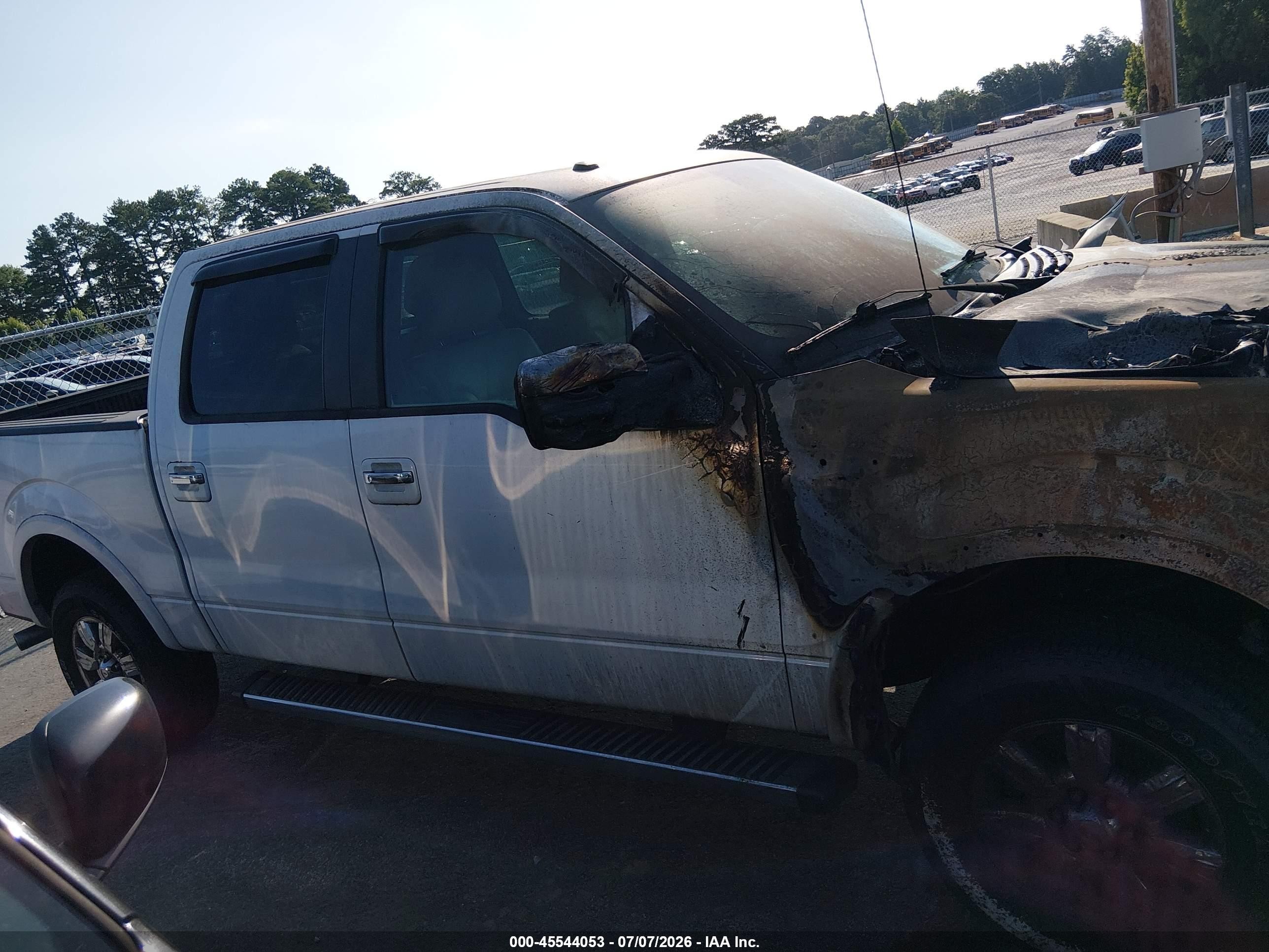 2012 Ford F-150 Lariat Белый vin: 1FTFW1CF8CFB62281