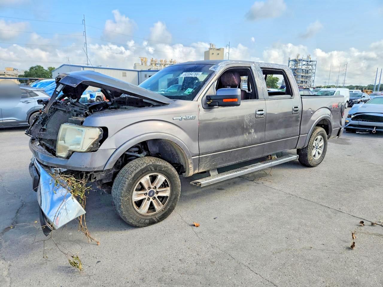 2012 Ford F150 Supercrew Gray vin: 1FTFW1CF8CKD71639