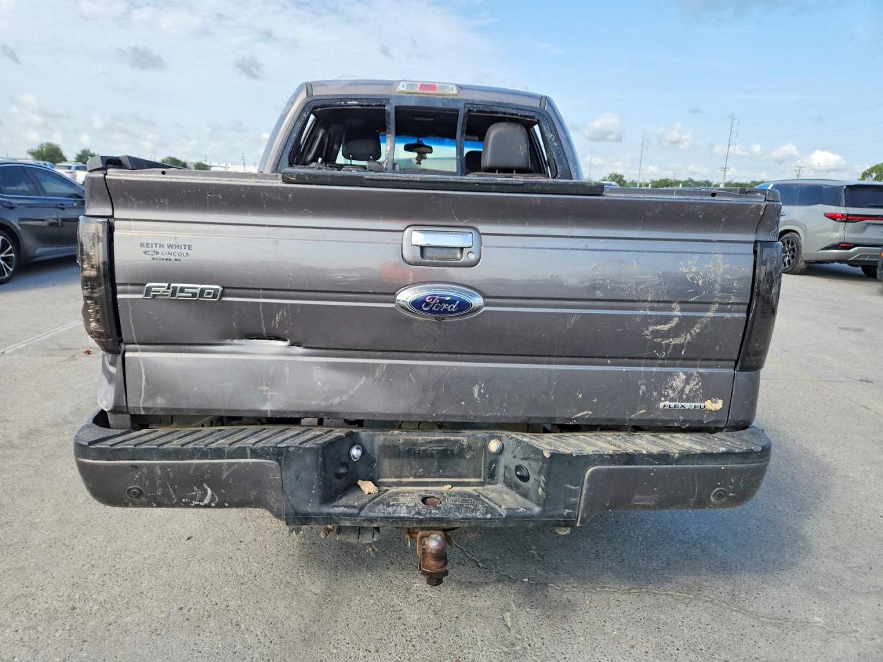 2012 Ford F150 Supercrew Gray vin: 1FTFW1CF8CKD71639