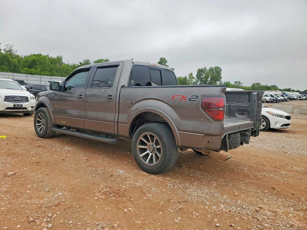 2013 Ford F150 Supercrew Gray vin: 1FTFW1CF8DFA24080