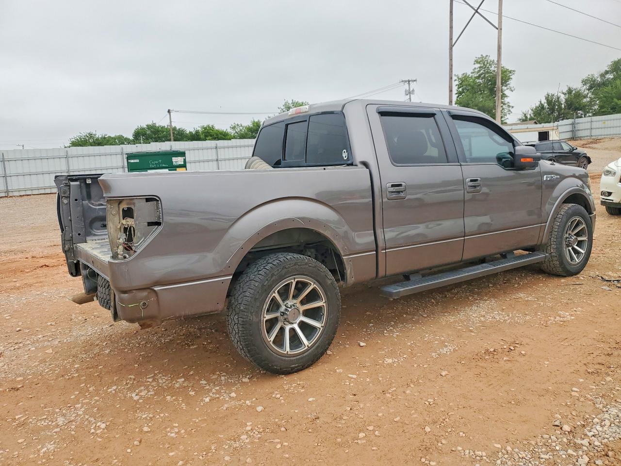 2013 Ford F150 Supercrew Gray vin: 1FTFW1CF8DFA24080